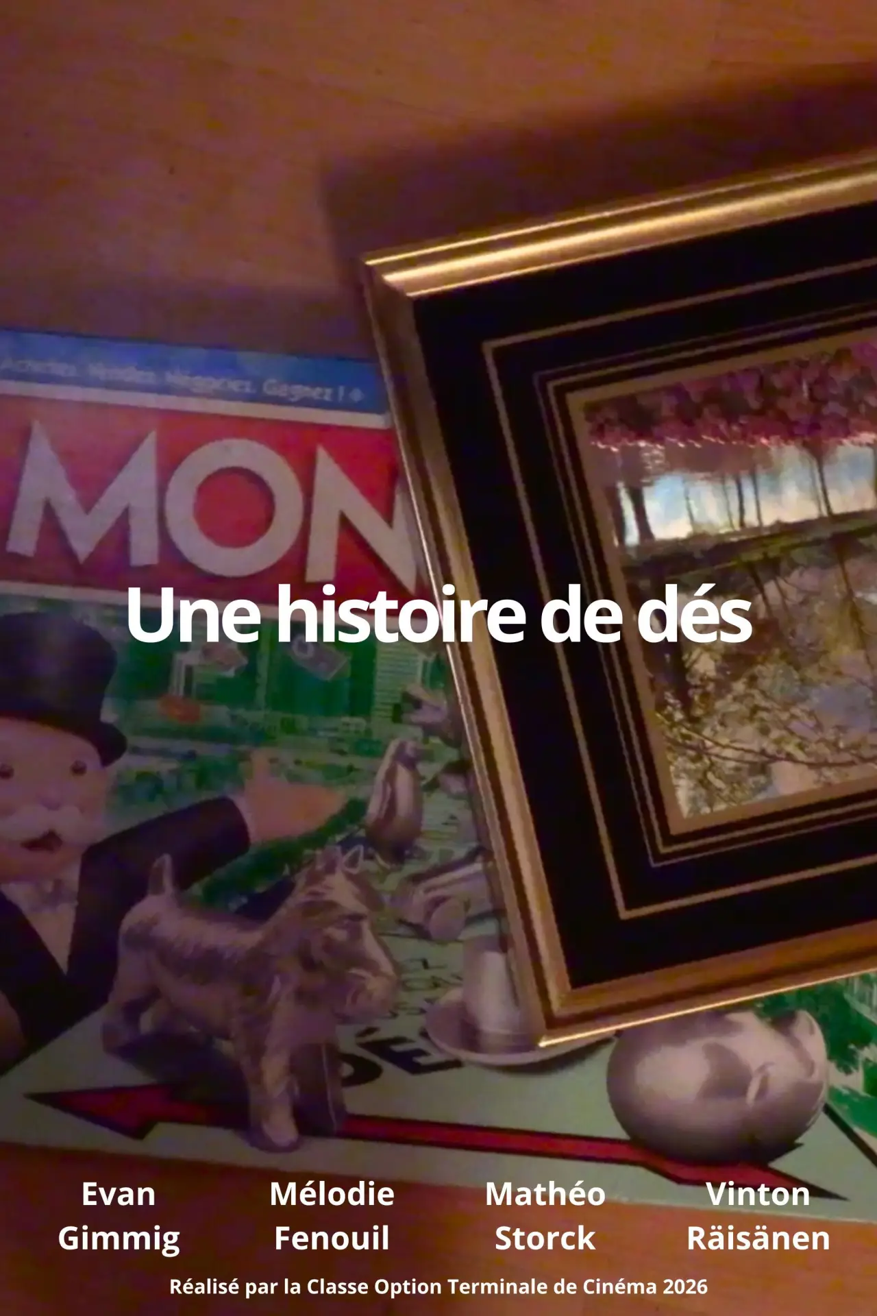 Movie poster "Une histoire dés"