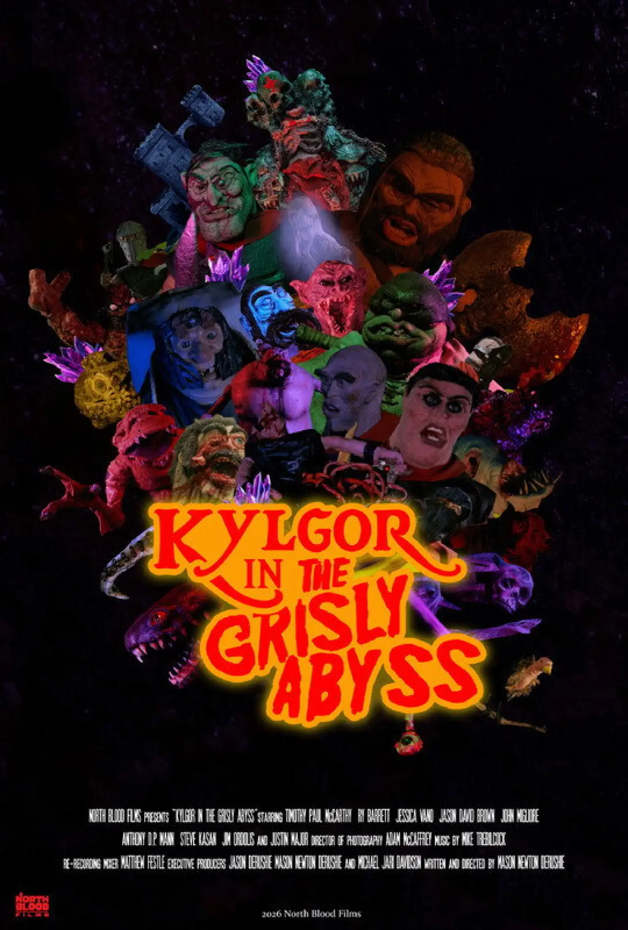 Movie poster "Kylgor in the Grisly Abyss"