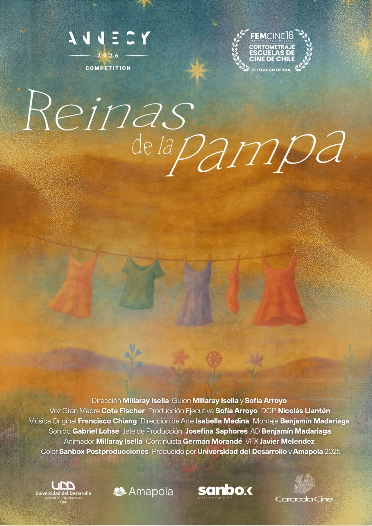 Movie poster "Reinas de la Pampa"