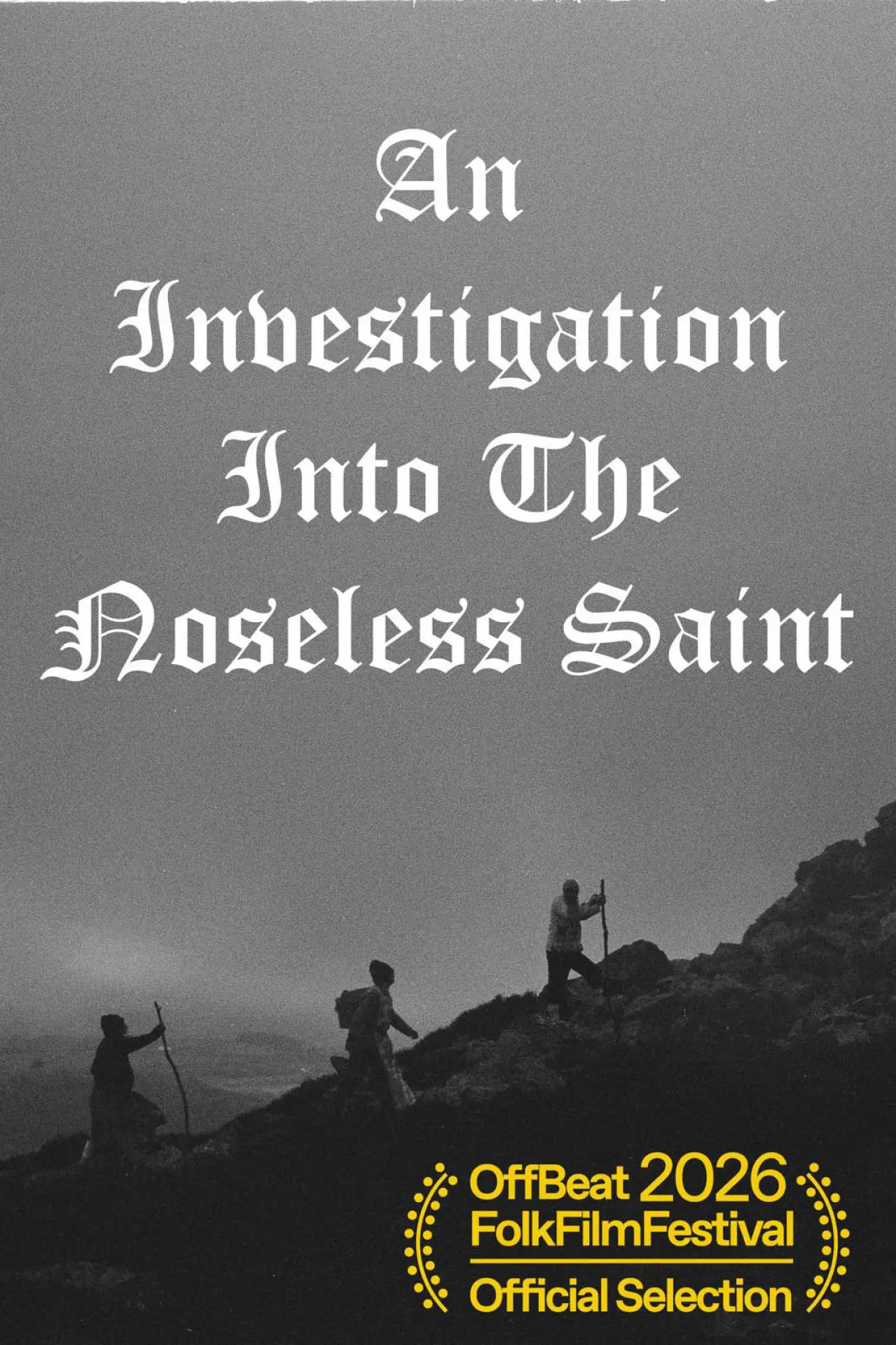 Movie poster "An Investigation Into The Noseless Saint"