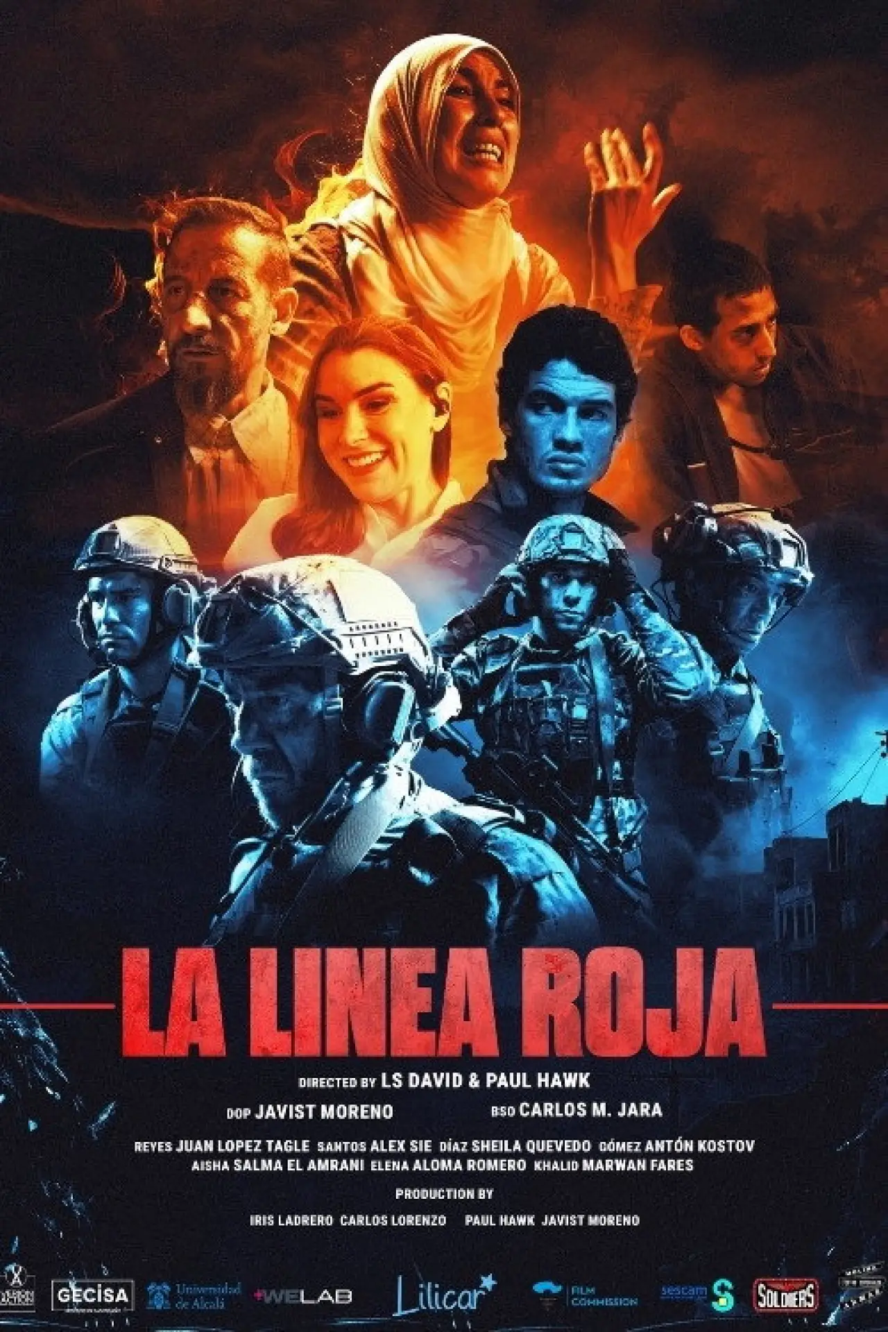 Movie poster "La línea roja"