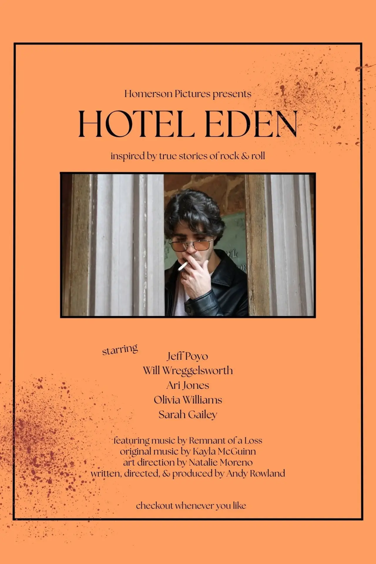 Movie poster "Hotel Eden"
