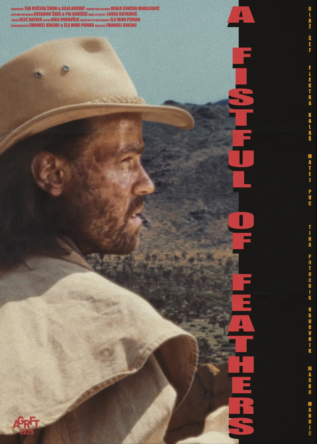 Movie poster "A Fistful of Feathers"