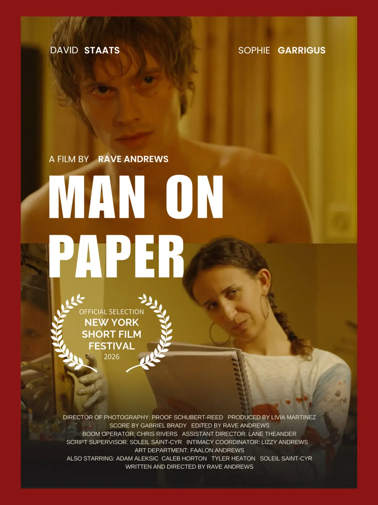 Movie poster "Man on Paper"
