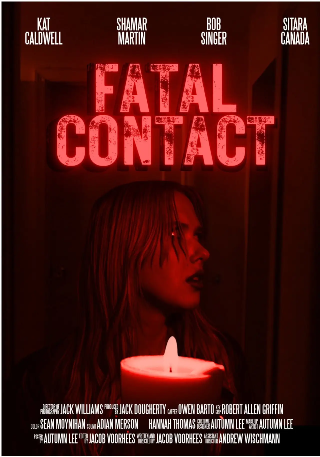 Movie poster "Fatal Contact"