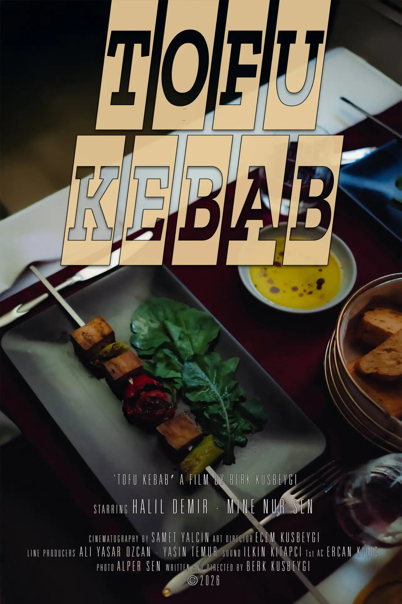 Movie poster "Tofu Kebab"