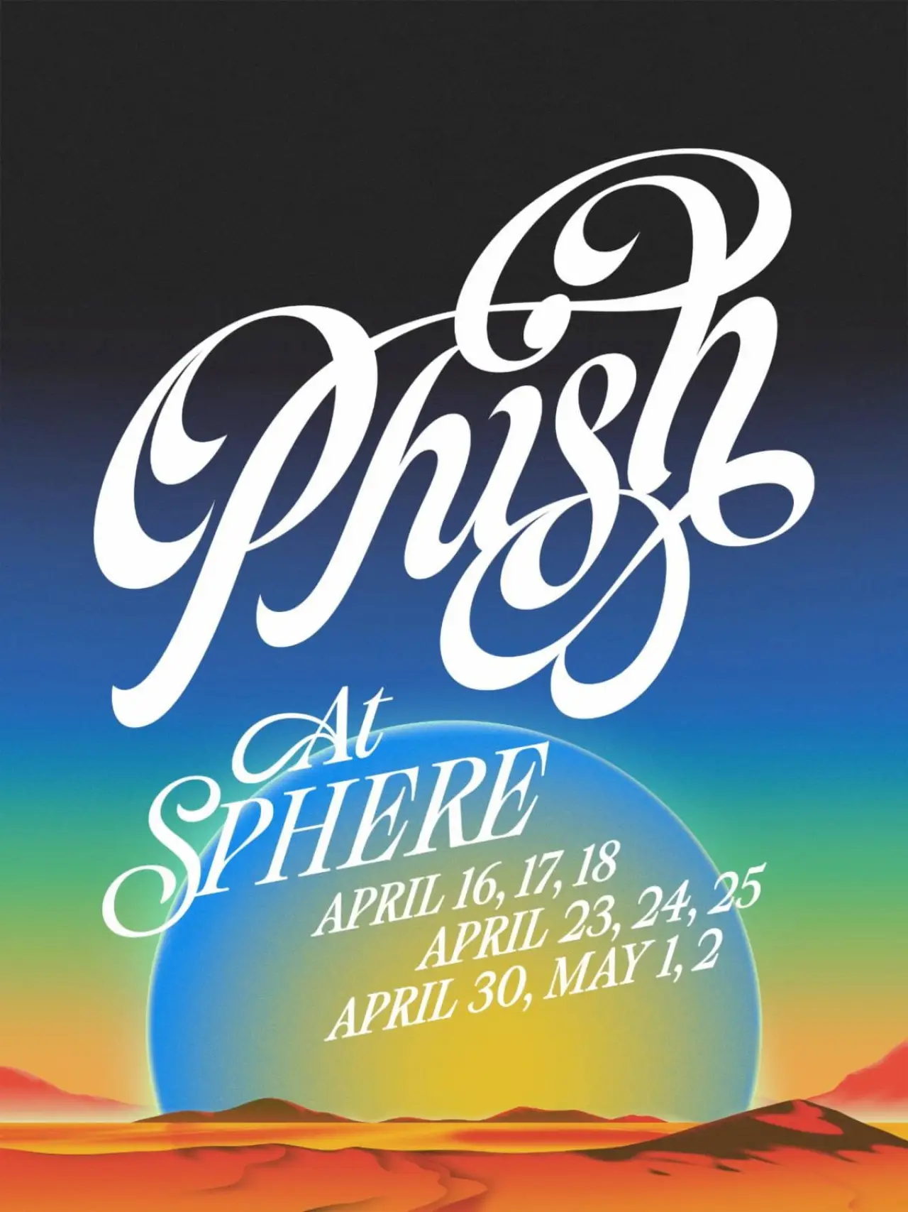 Movie poster "PHISH: 2026-05-02 SPHERE LAS VEGAS, NV"