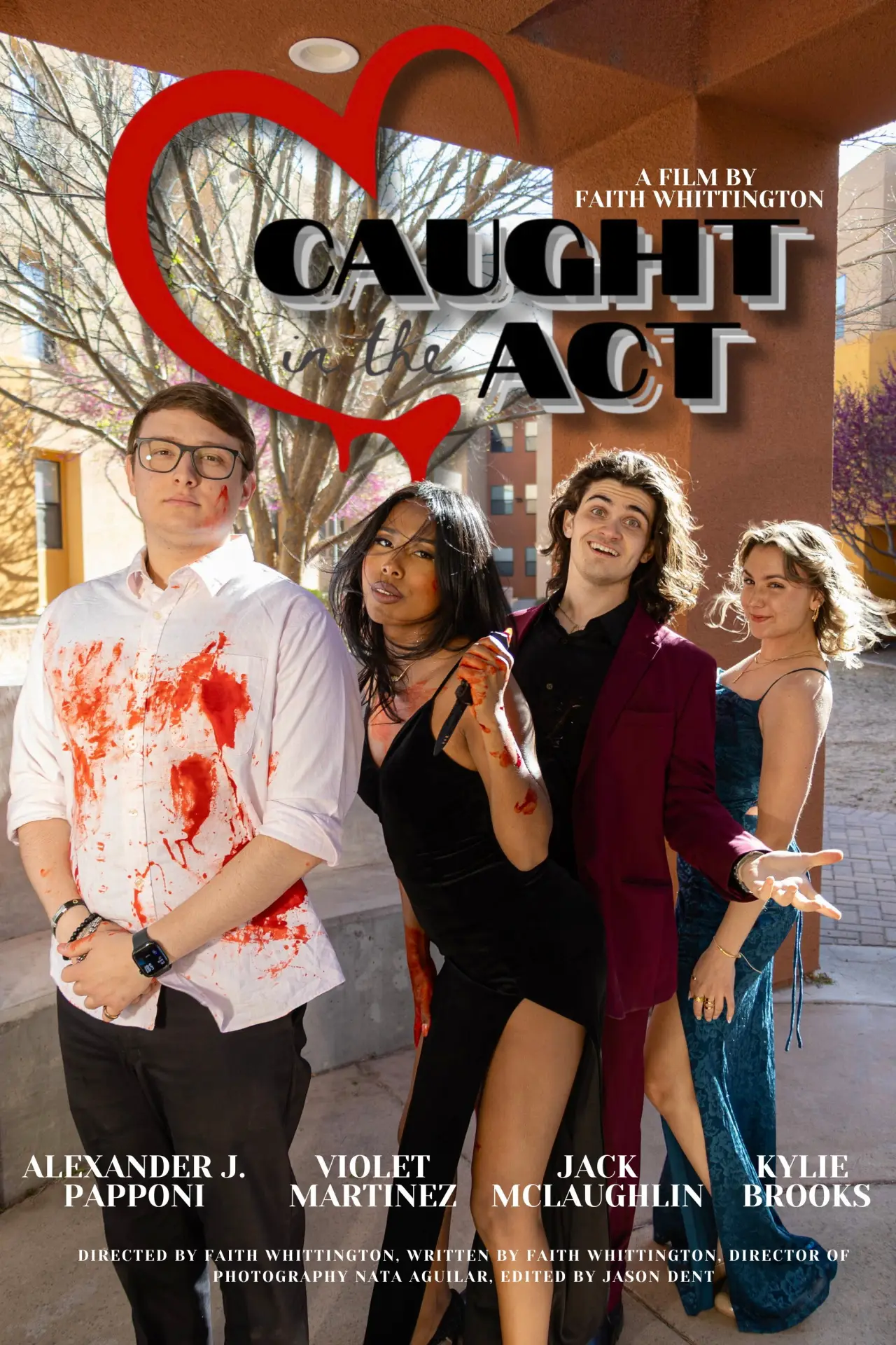 Movie poster "Caught in the Act"