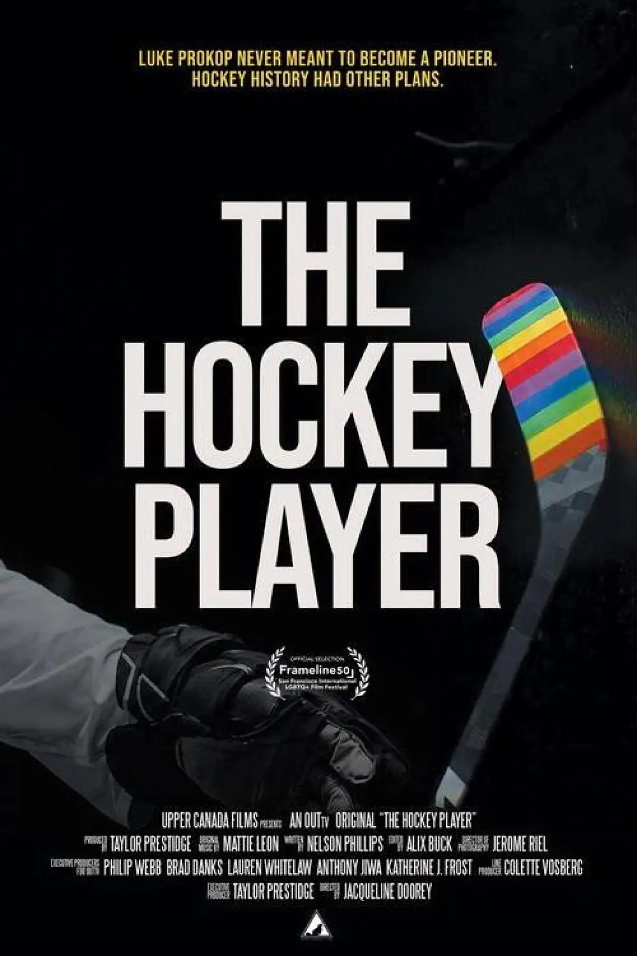 Movie poster "The Hockey Player"