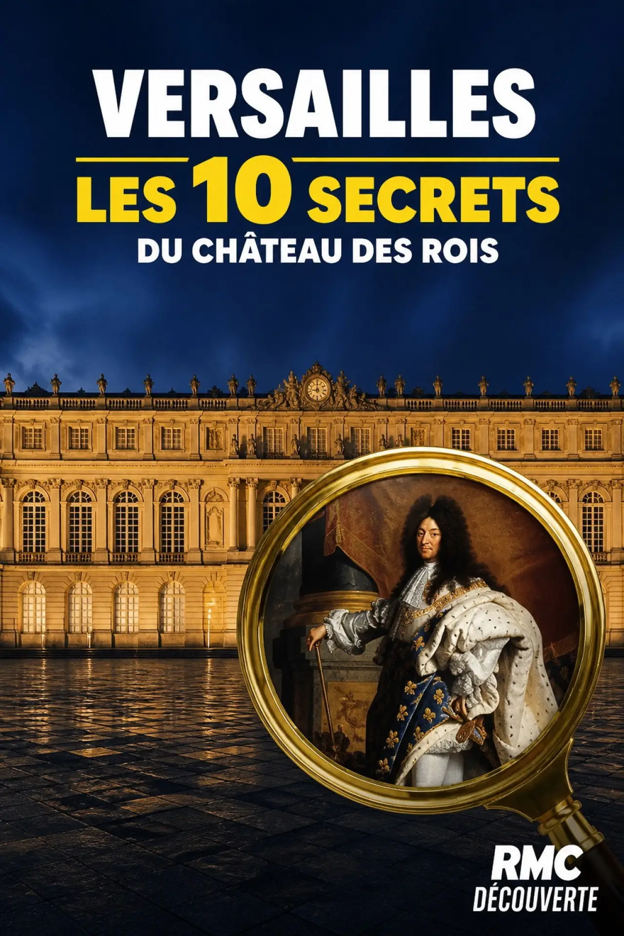 Movie poster "VERSAILLES Les 10 Secrets du Château des Rois"