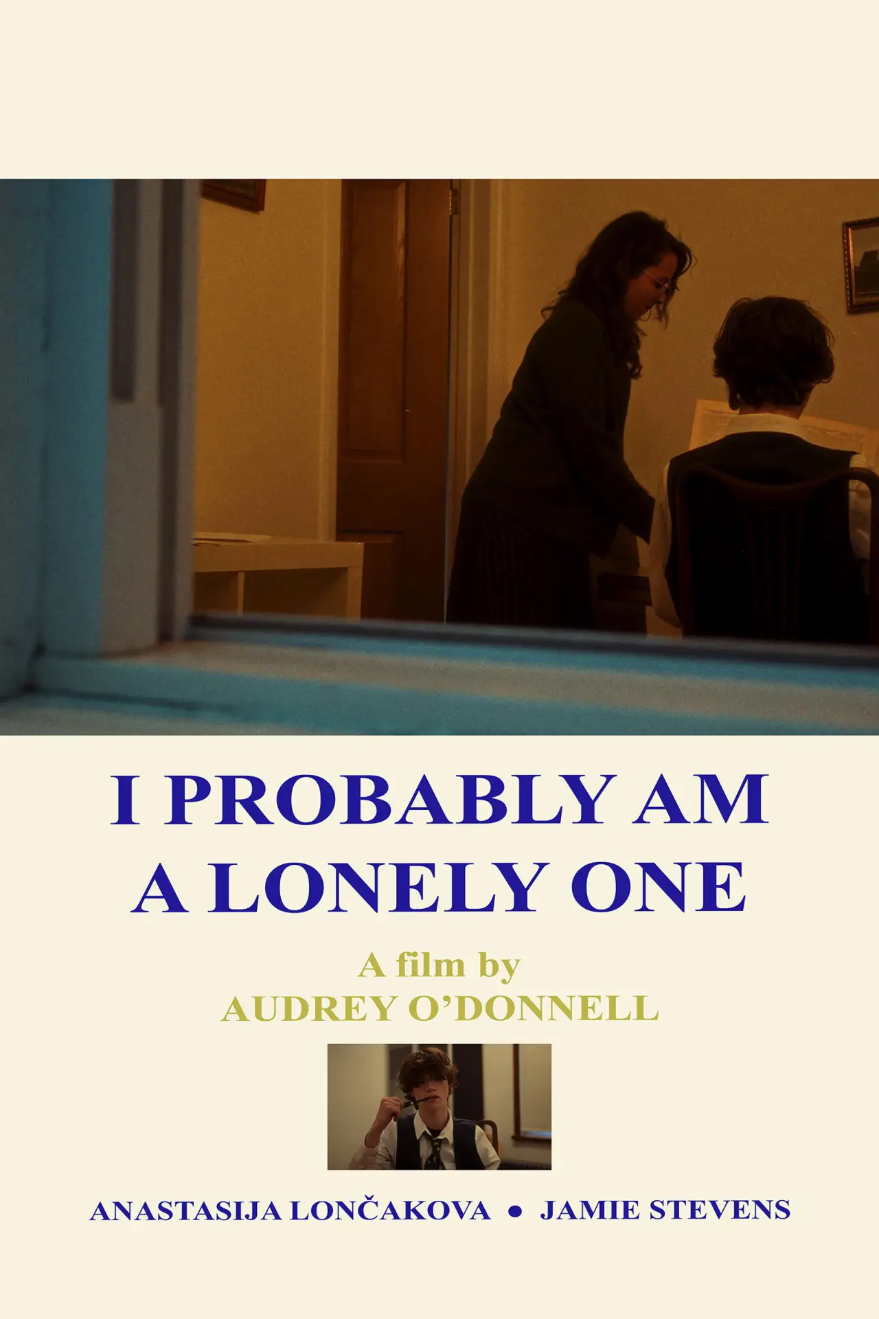 Movie poster "I Probably Am a Lonely One"