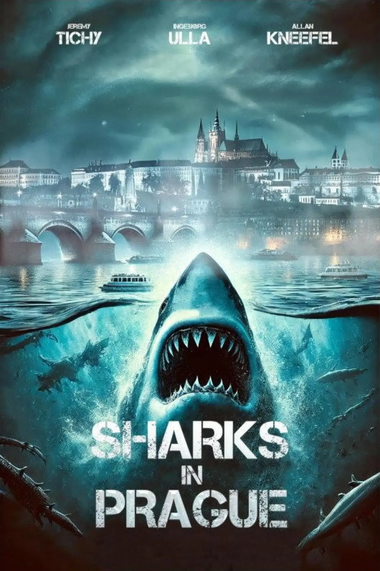 Movie poster "Sharks in Prague"