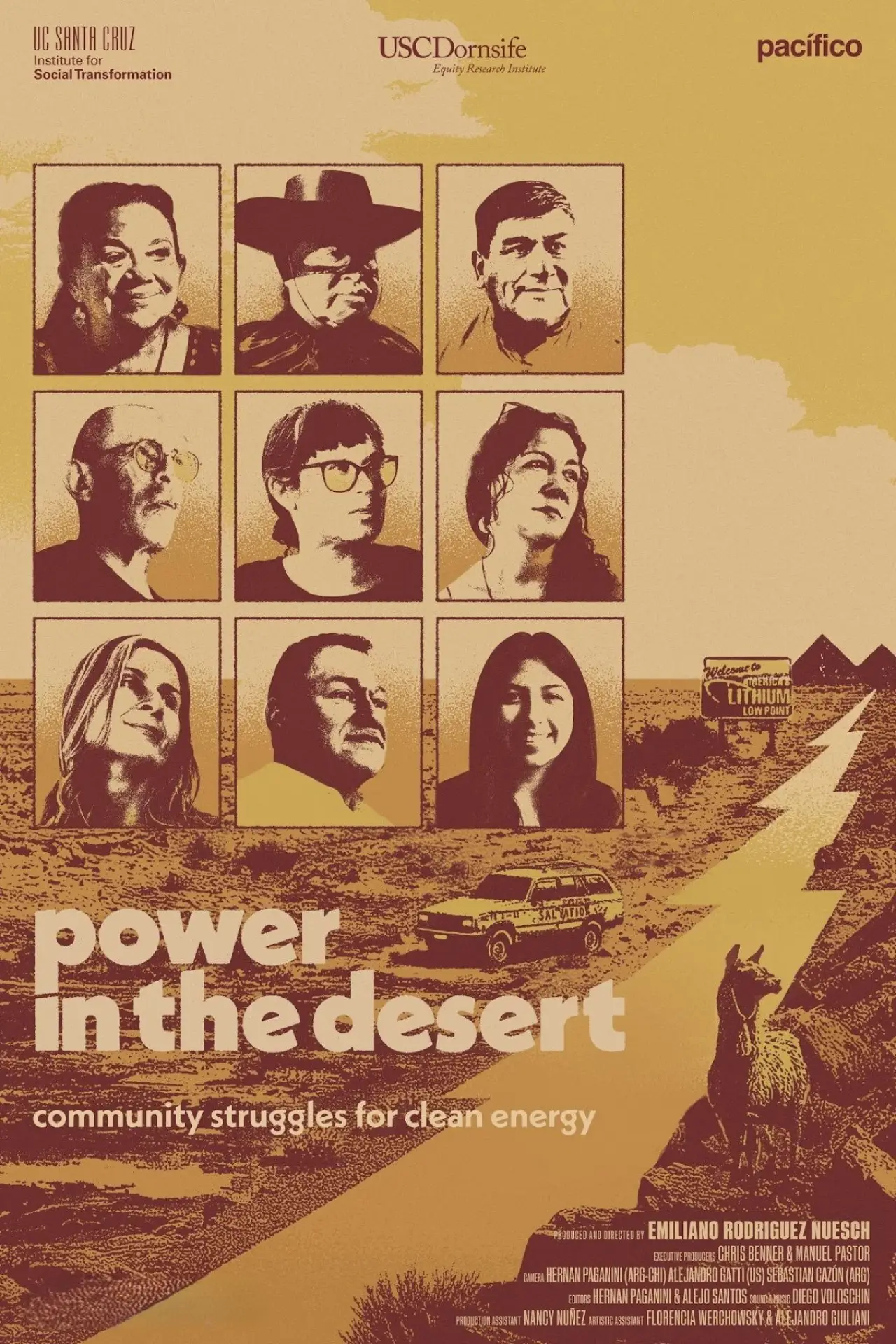 Movie poster "Power in the Desert"