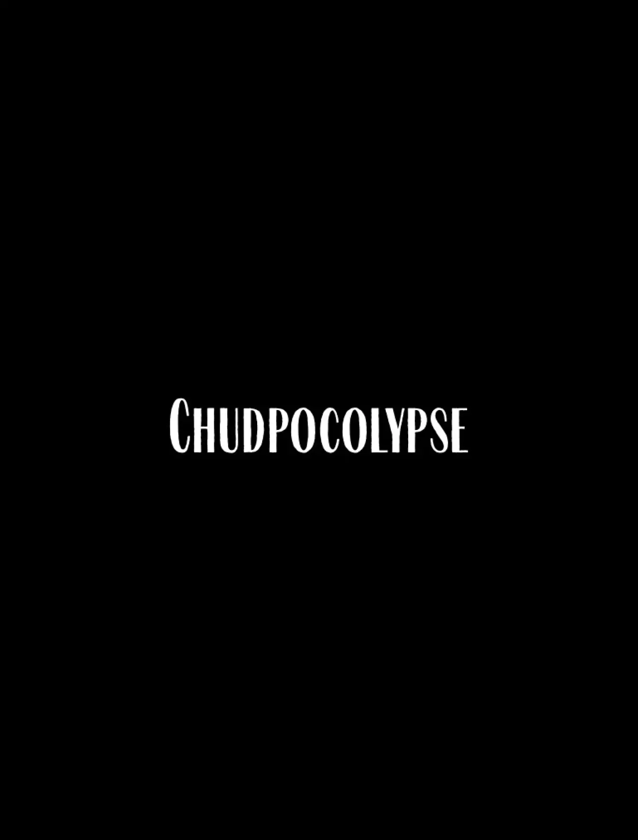 Movie poster "Chudpocalypse"