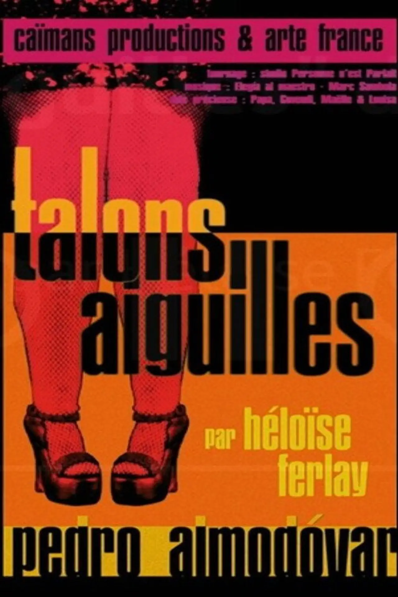 Movie poster "Short Cuts: Talons aiguilles de Pedro Almodovar"