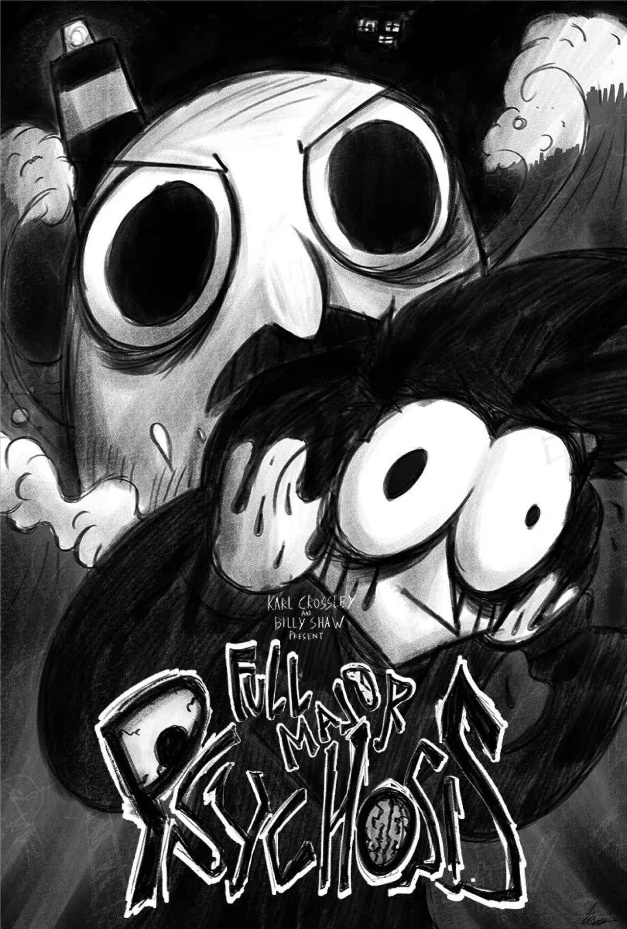 Movie poster "FULL MAJOR PSYCHOSIS"