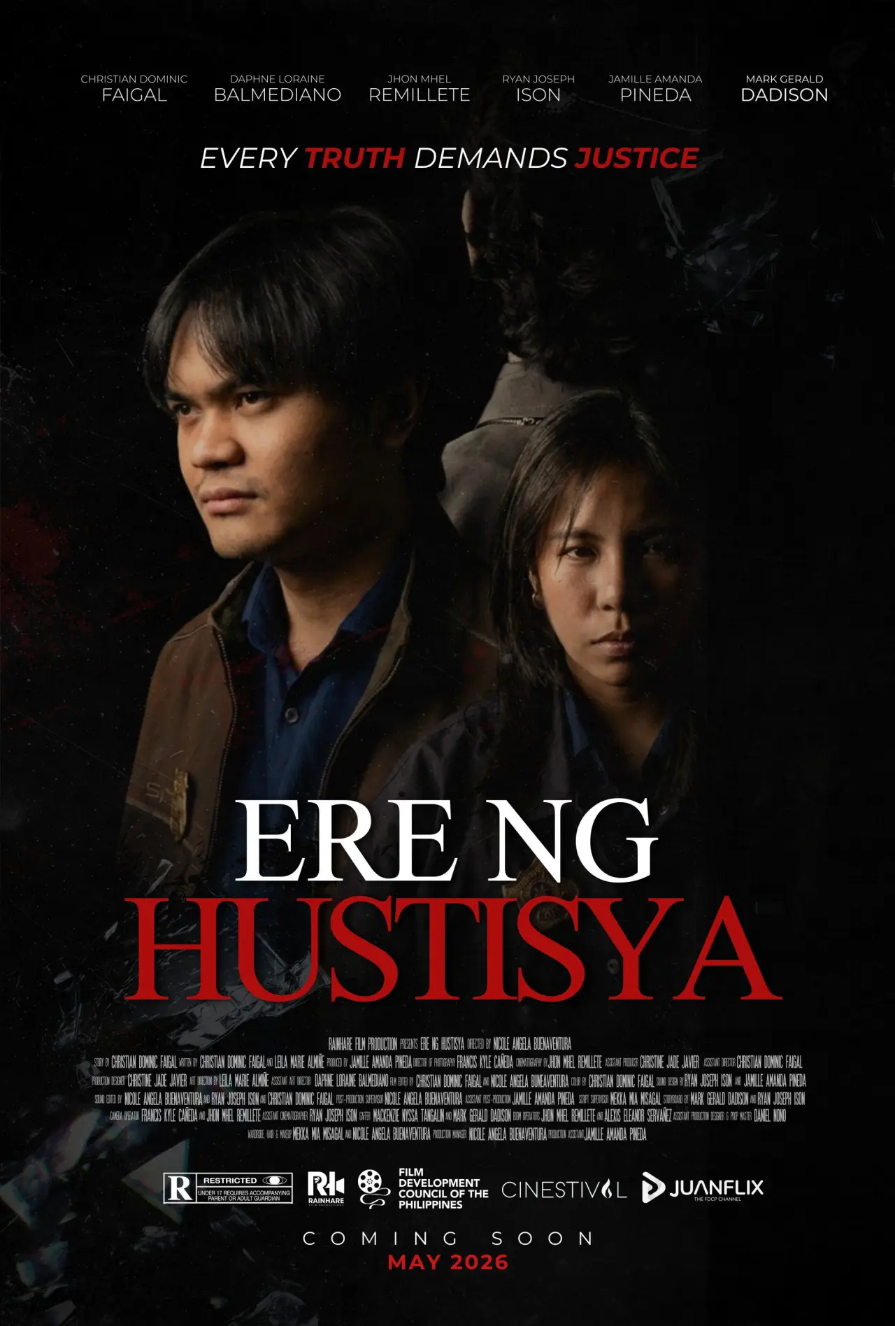 Movie poster "Ere ng Hustisya"