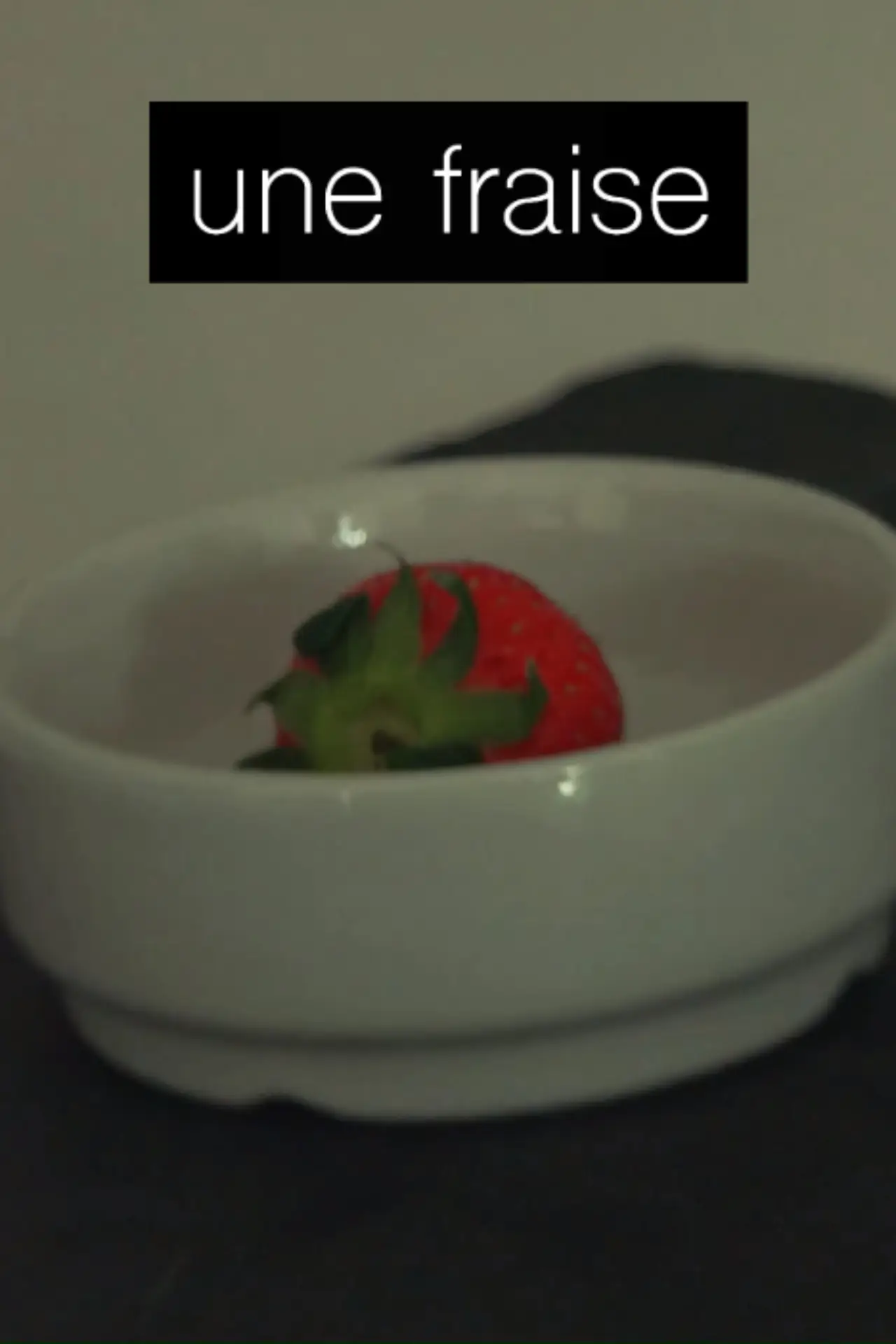 Movie poster "Une Fraise"