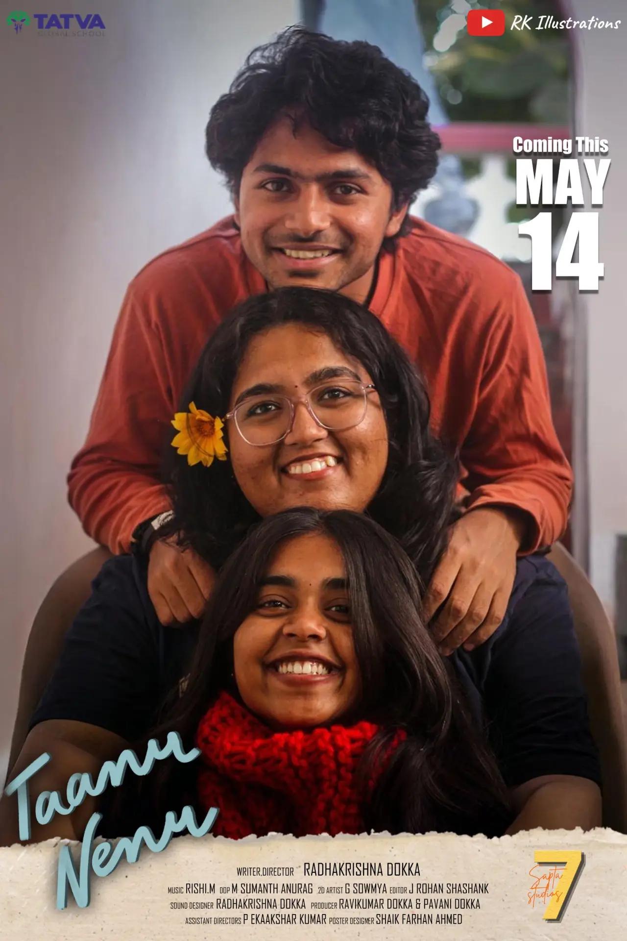 Movie poster "Taanu Nenu"