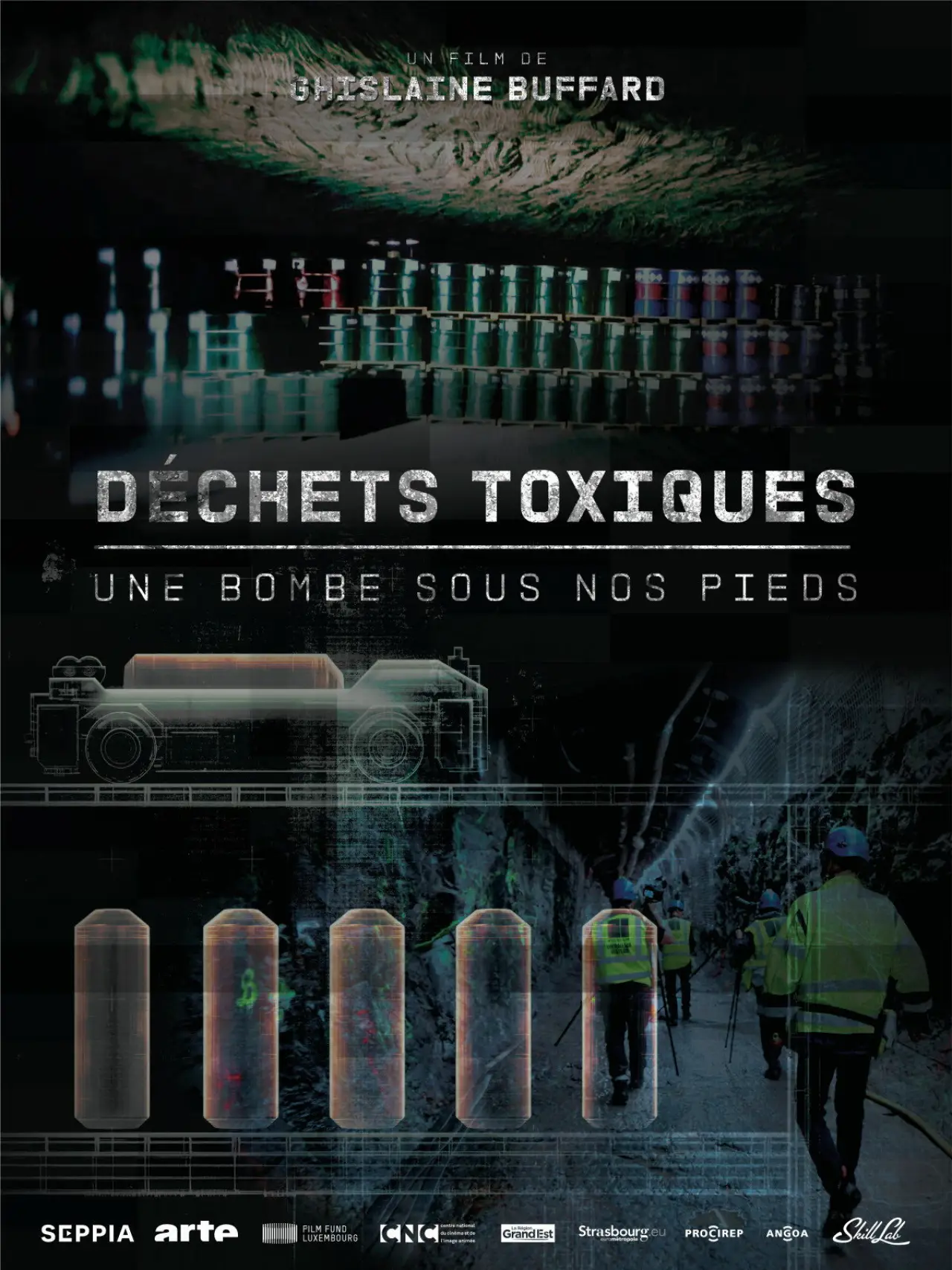 Movie poster "Déchets toxiques : Une bombe sous nos pieds"