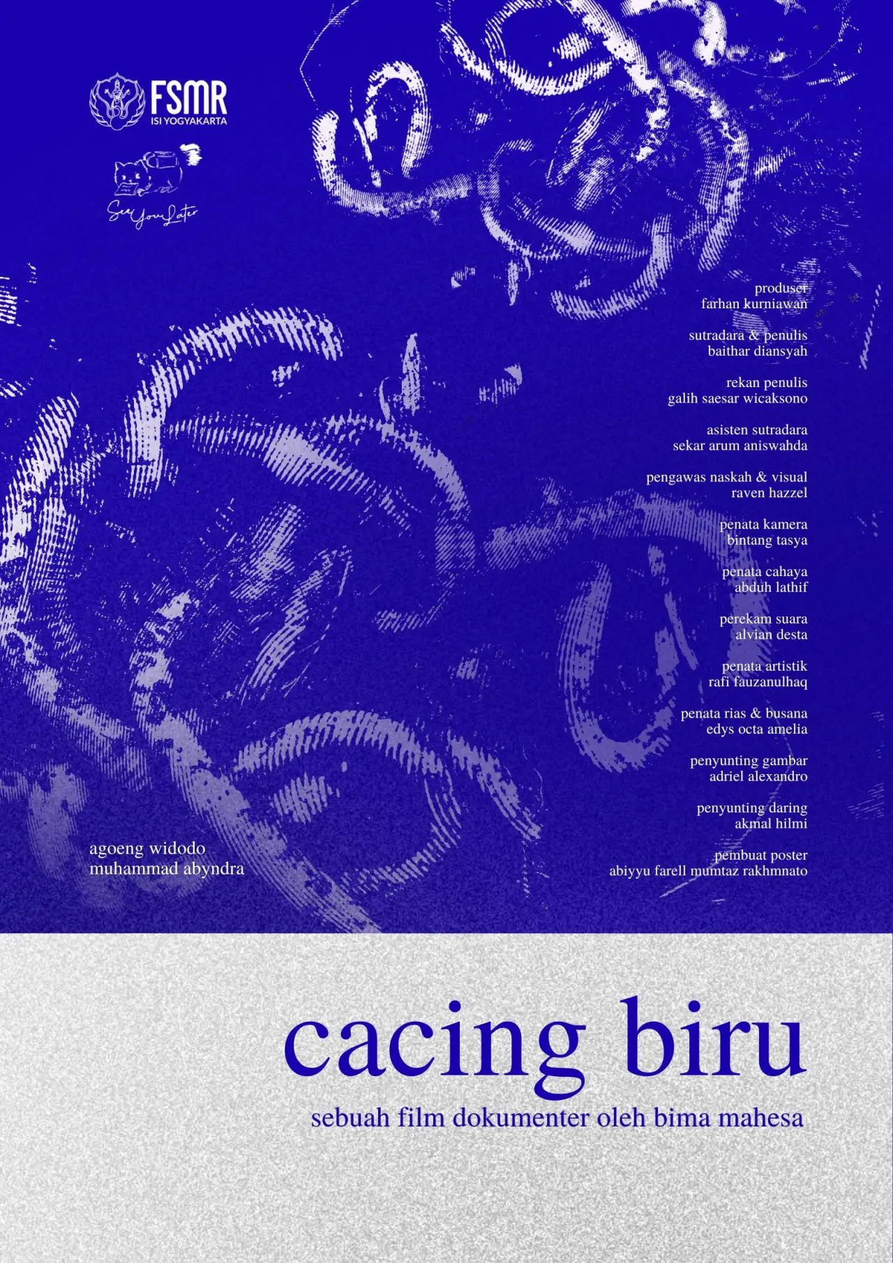 Movie poster "The Blue Worm"