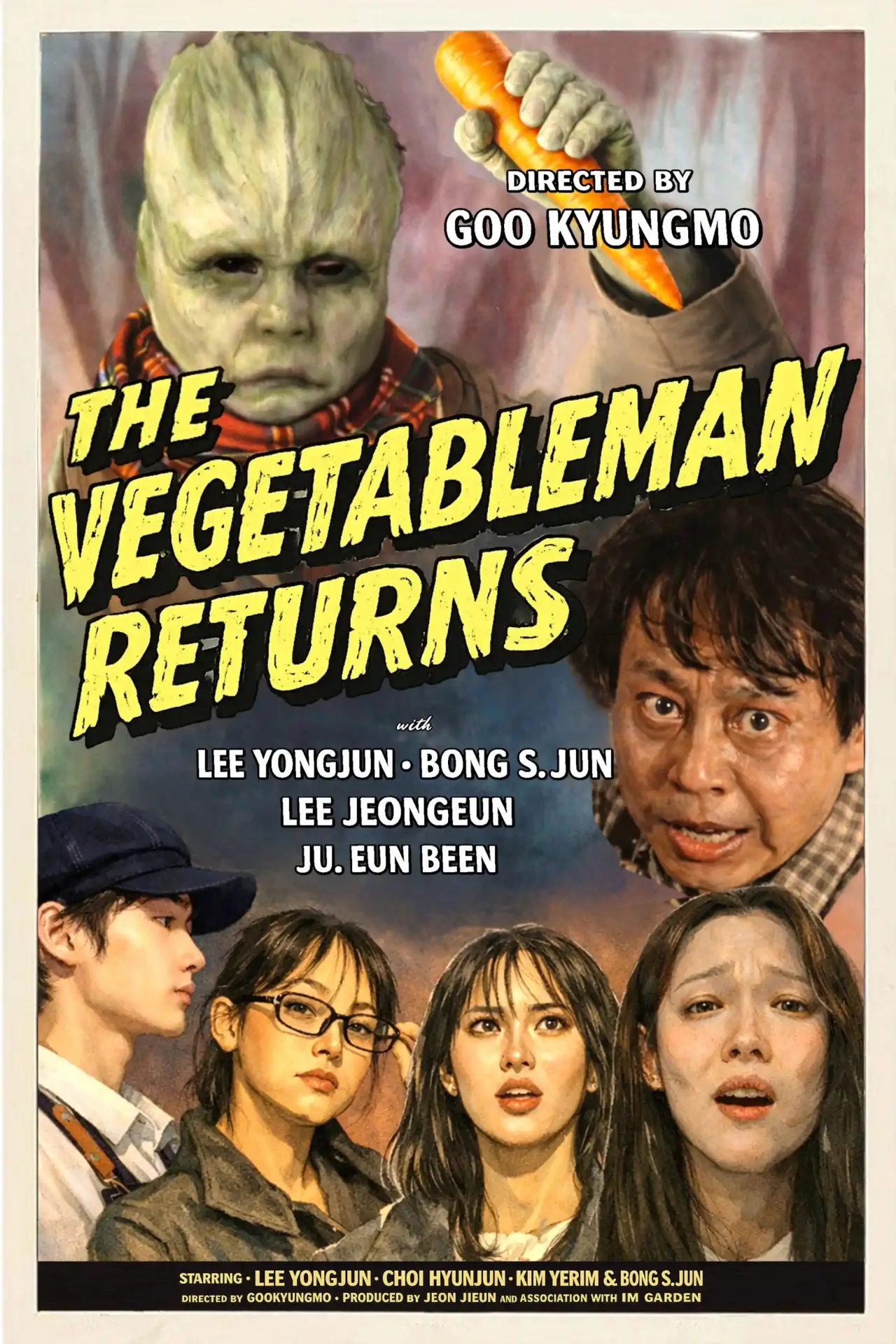 Movie poster "Attack of the Vegetableman"