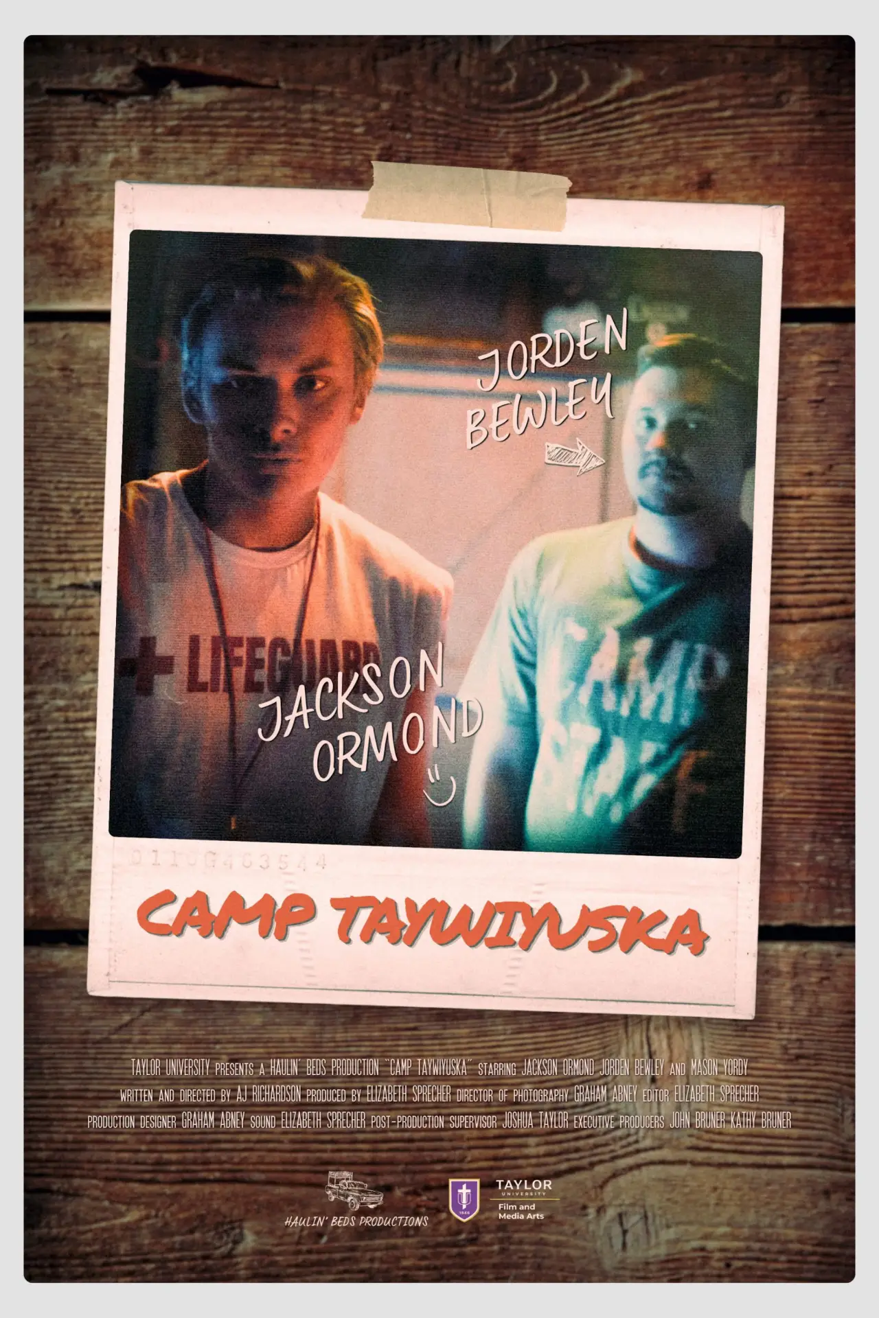 Movie poster "Camp Taywiyuska"