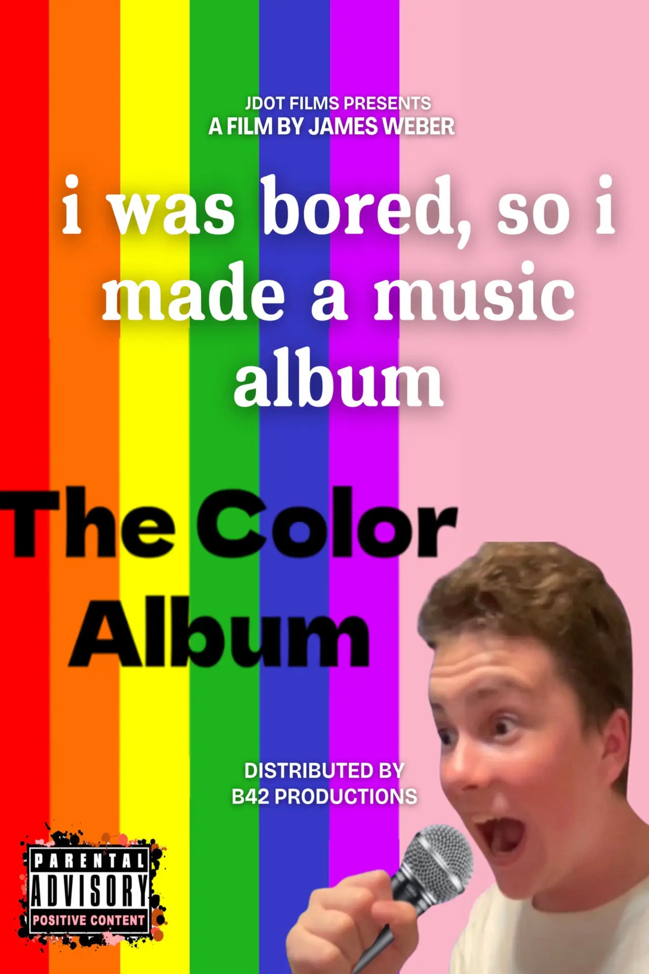Movie poster "I was bored, so I made a music album"