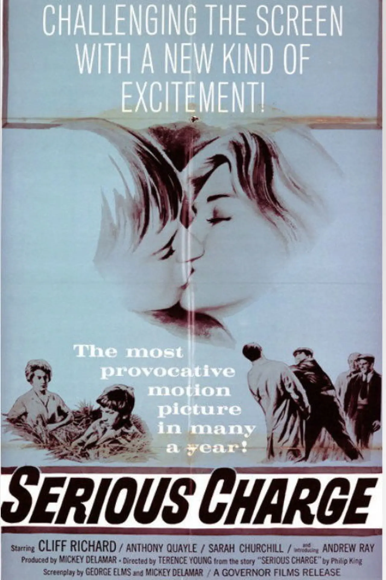 Movie poster "Serious Charge"