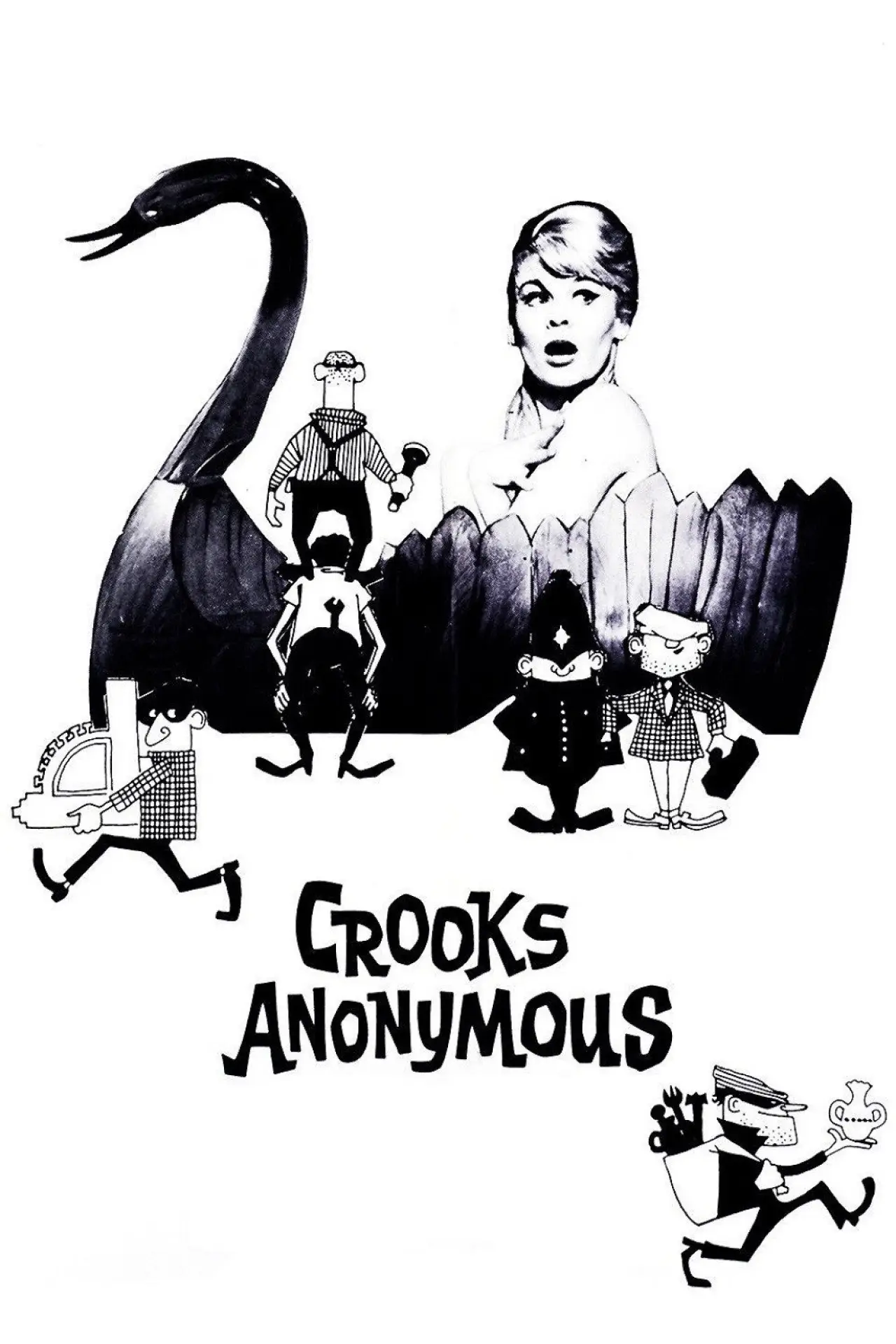 Movie poster "Crooks Anonymous"