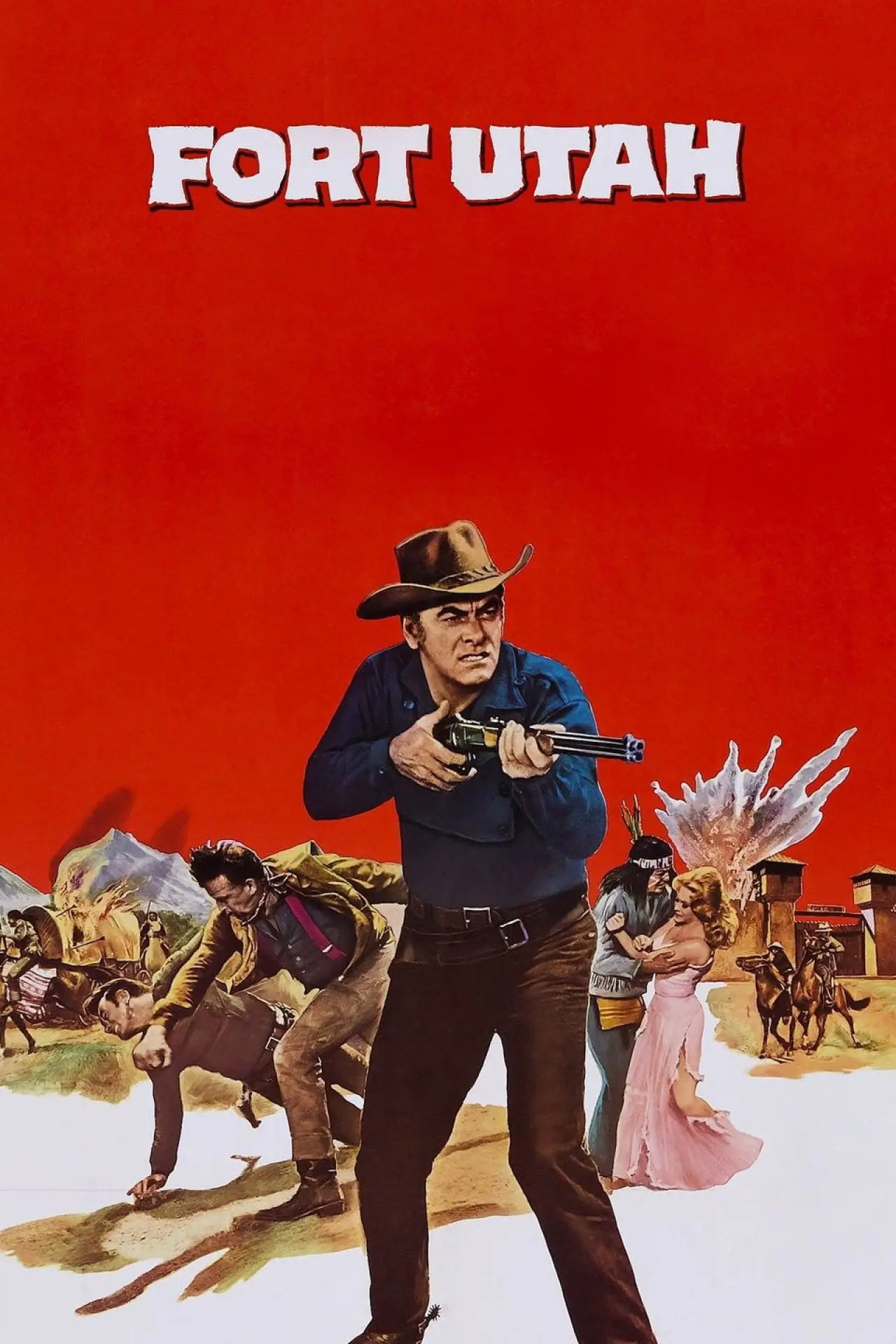 Movie poster "Fort Utah"