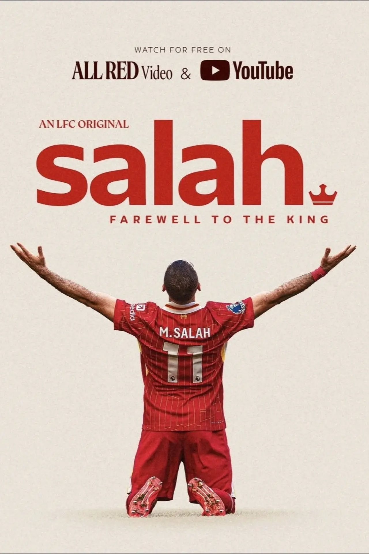 Movie poster "Salah: Farewell to The King"