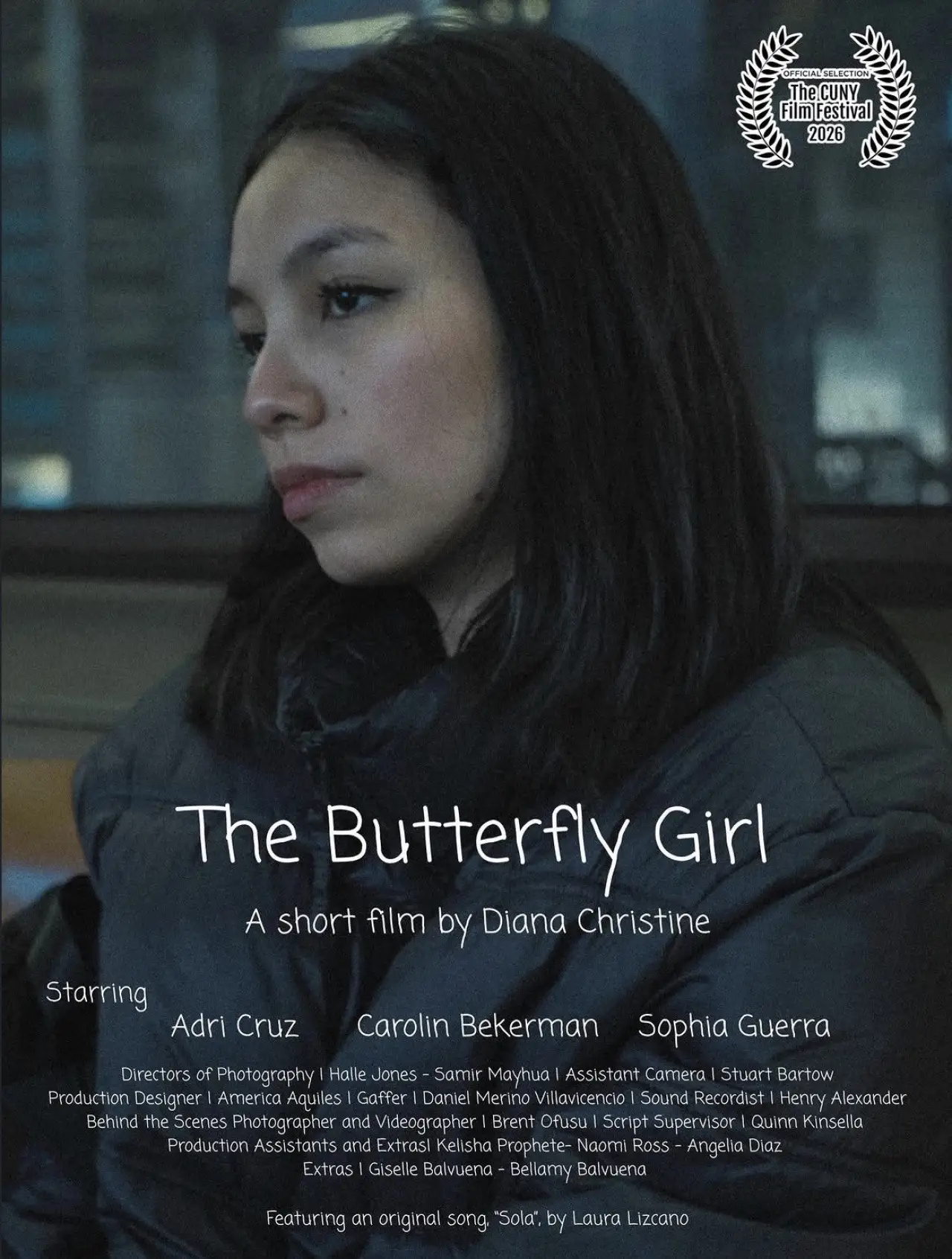 Movie poster "The Butterfly Girl"
