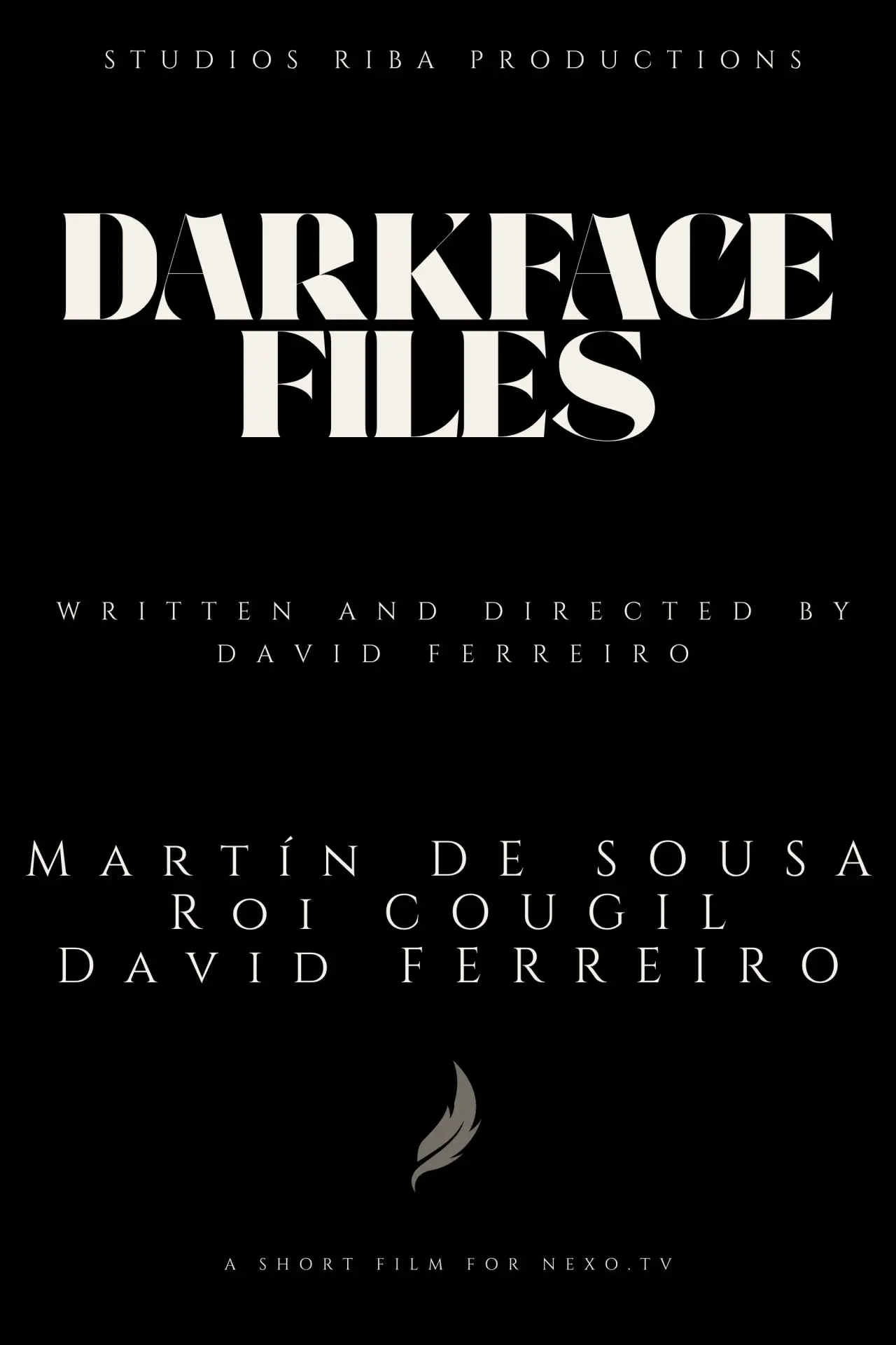 Movie poster "Darkface Files"
