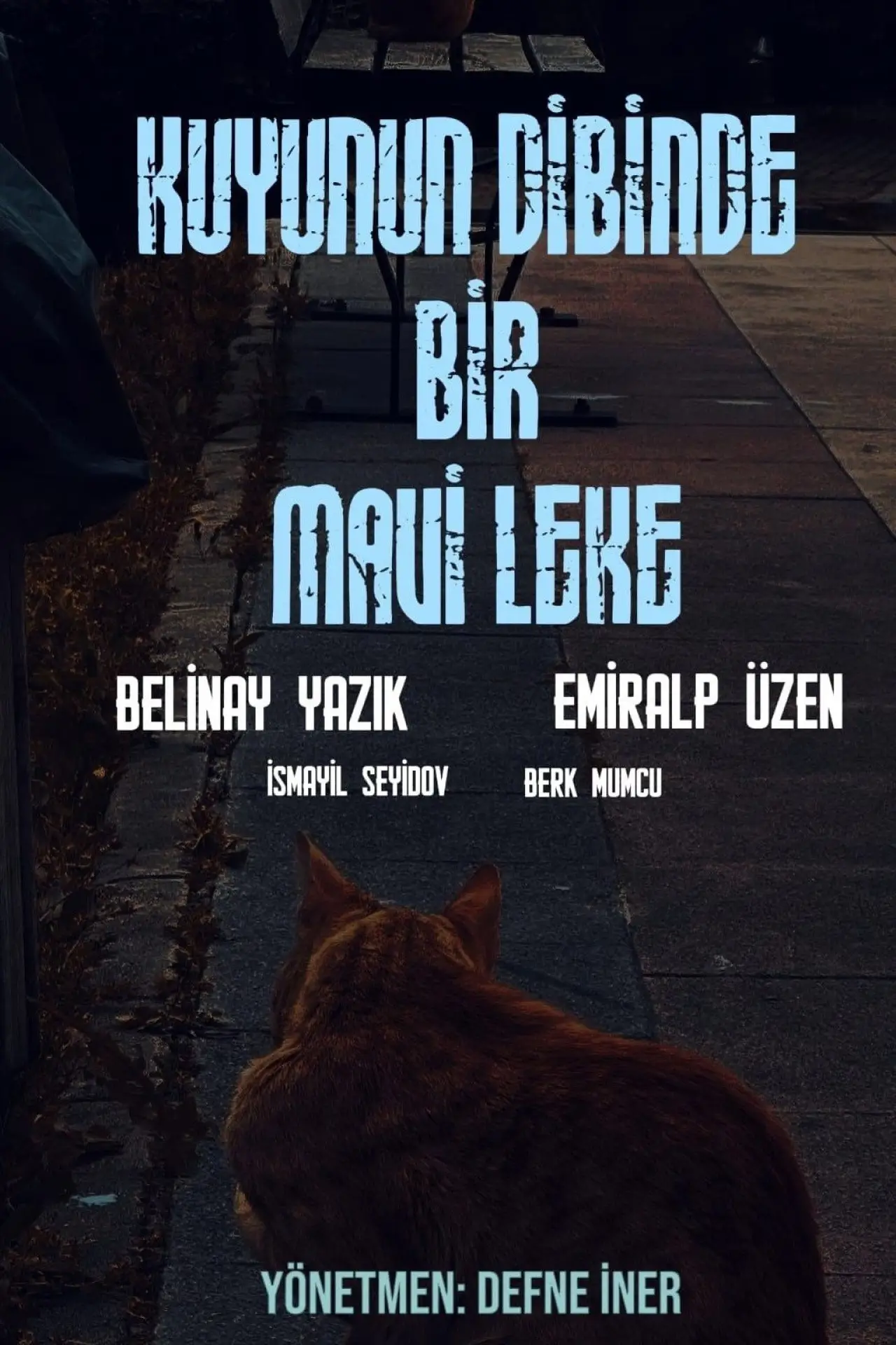 Movie poster "Kuyunun Dibinde Bir Mavi Leke"