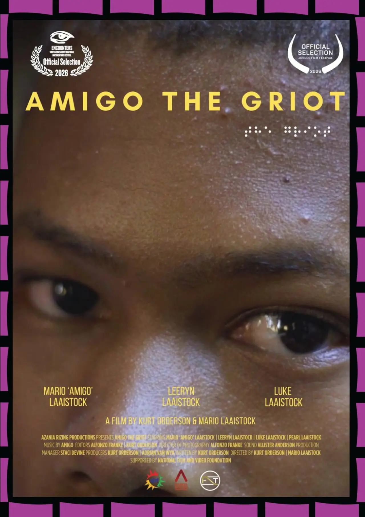 Movie poster "Amigo the Griot"