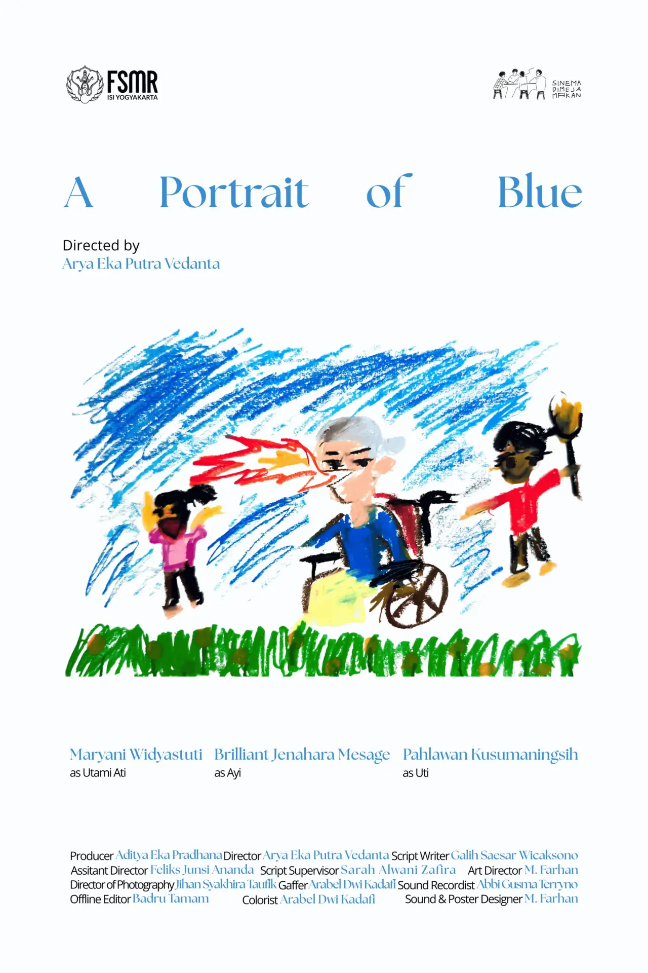 Movie poster "A Portrait of Blue"