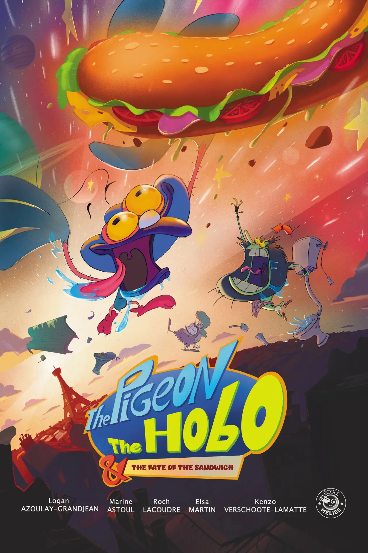 Movie poster "Le Pigeon, le Clodo & l