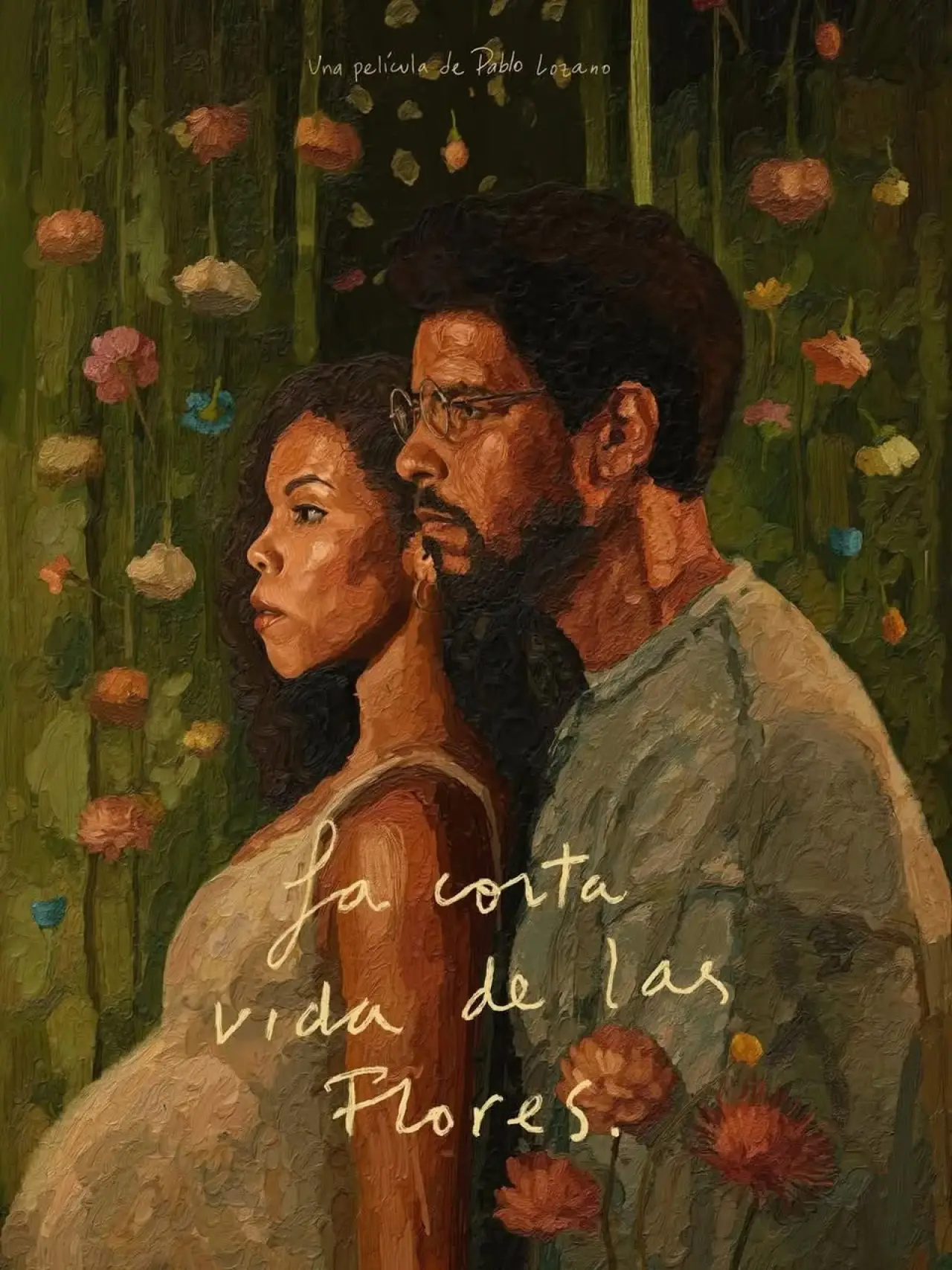 Movie poster "La corta vida de las flores"