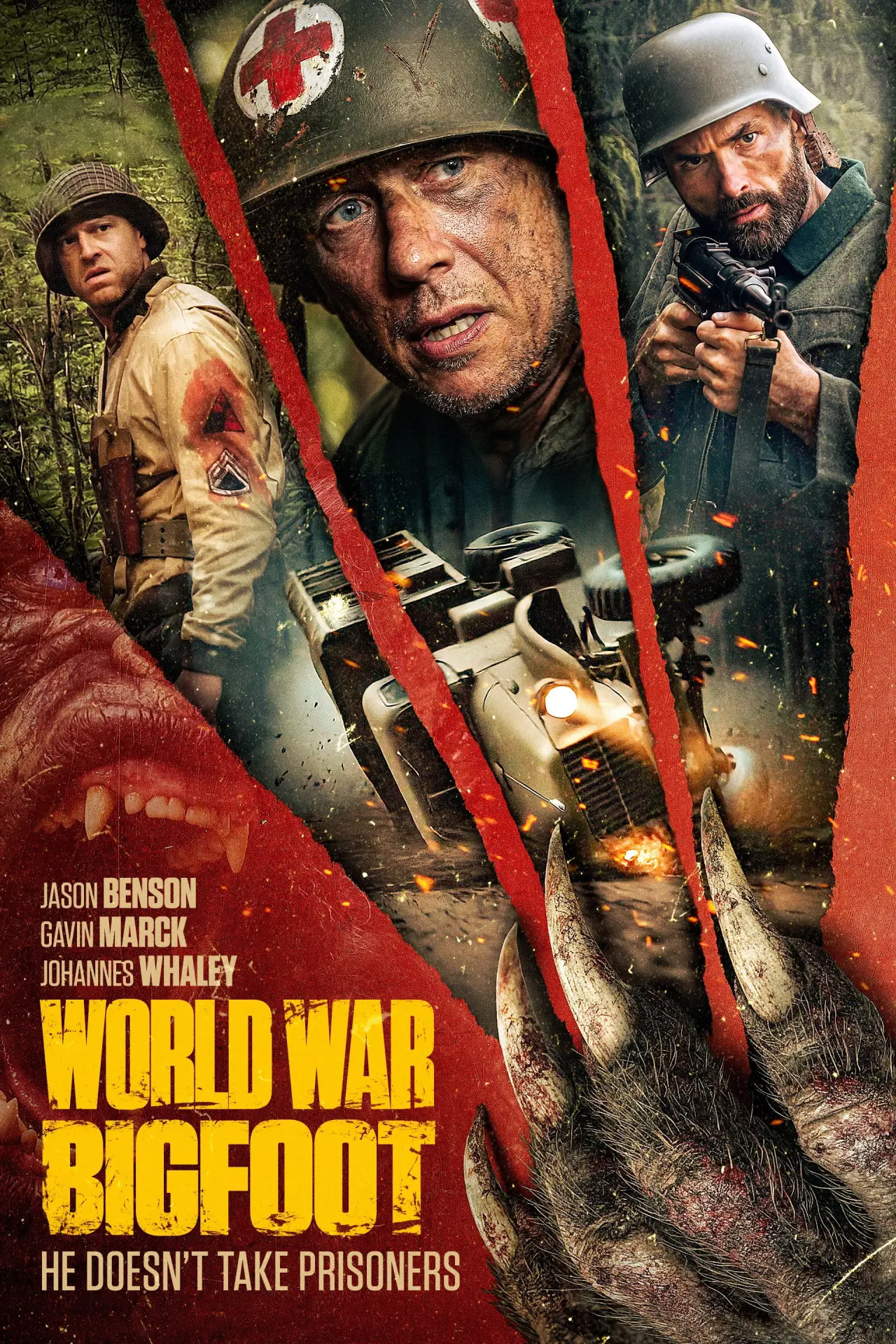 Movie poster "World War Bigfoot"