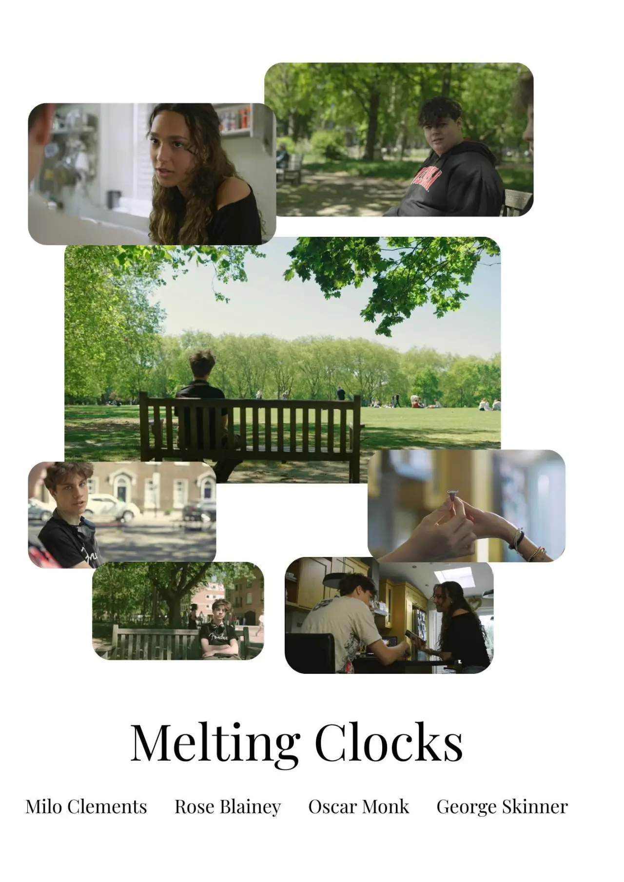 Movie poster "Melting Clocks"