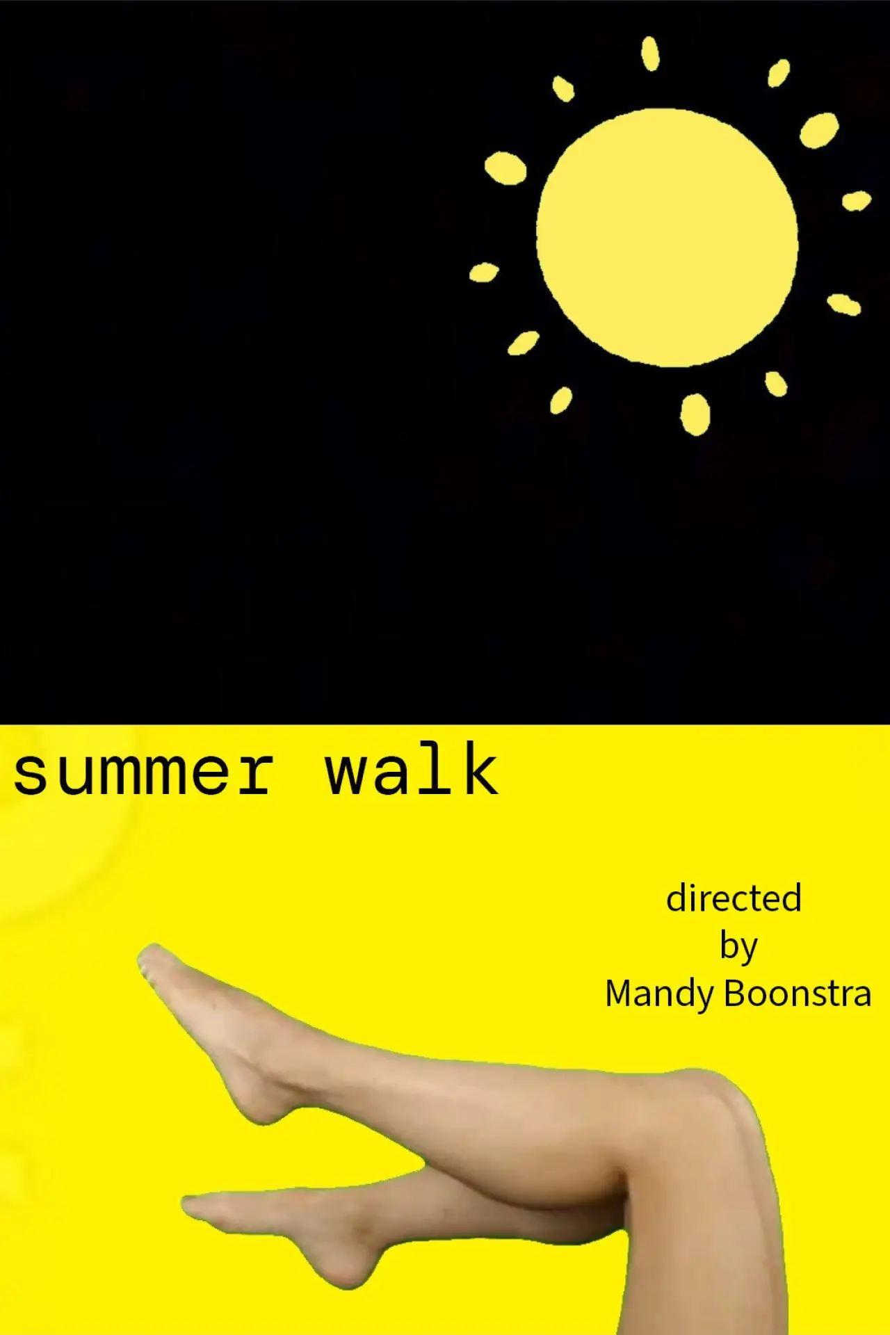 Movie poster "summer walk"