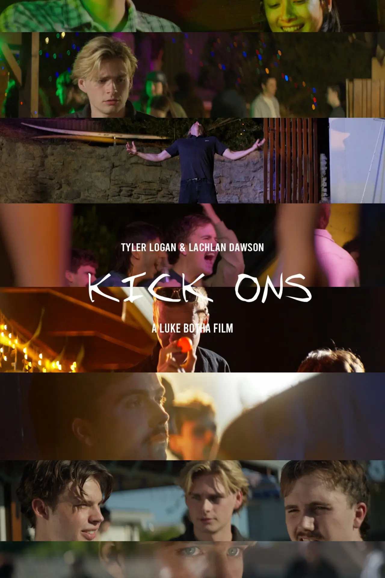 Movie poster "Kick Ons"