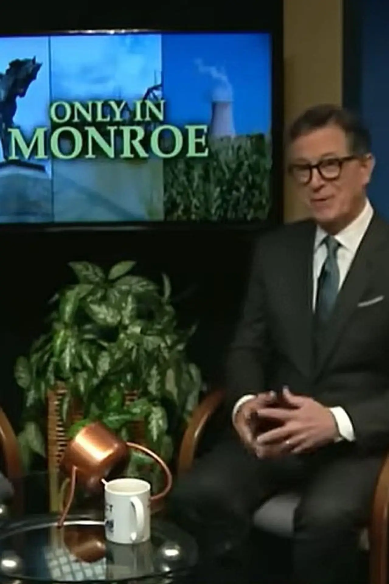 Movie poster "Only in Monroe: Stephen Colbert"