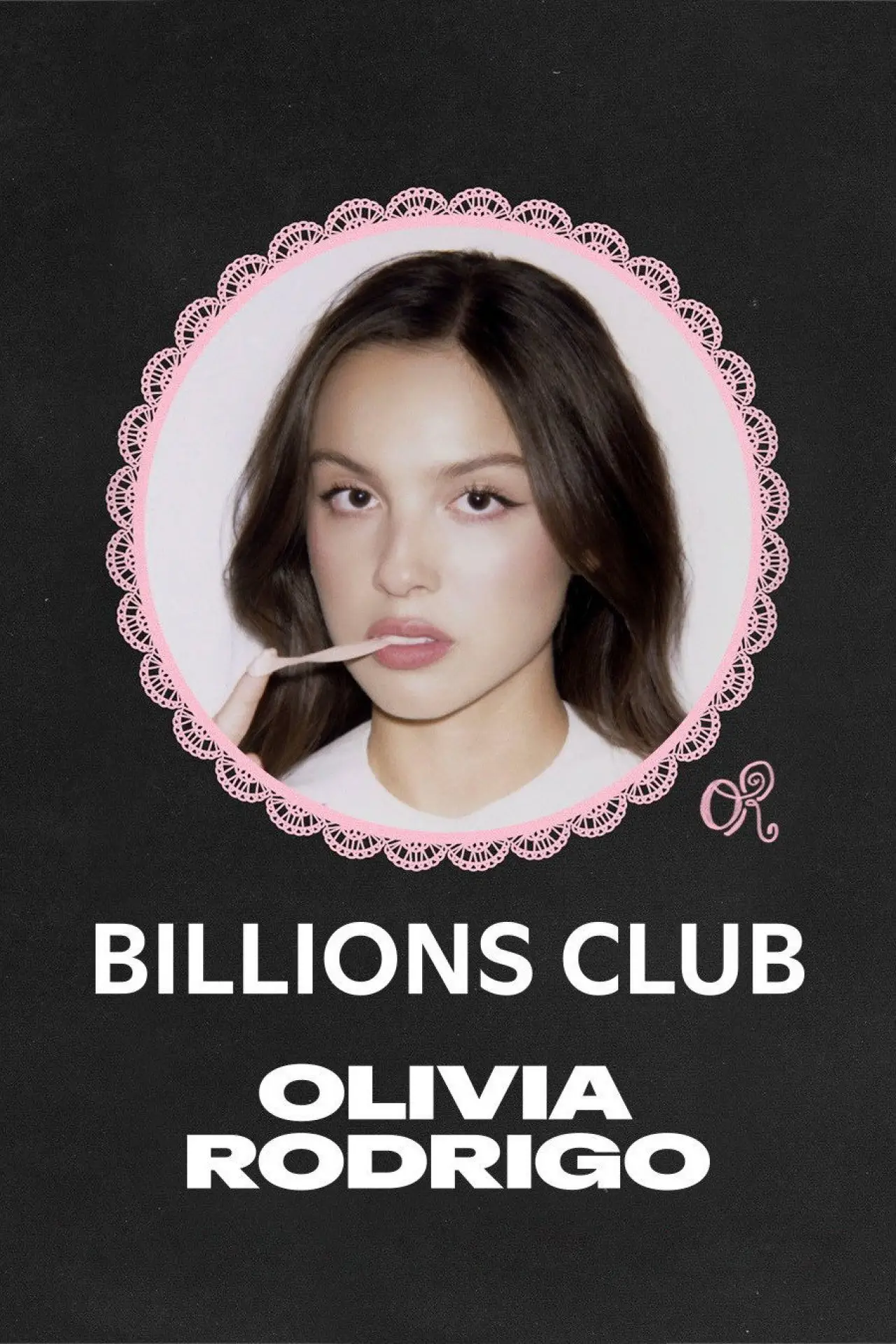 Movie poster "Billions Club Live with Olivia Rodrigo: A Concert Film"