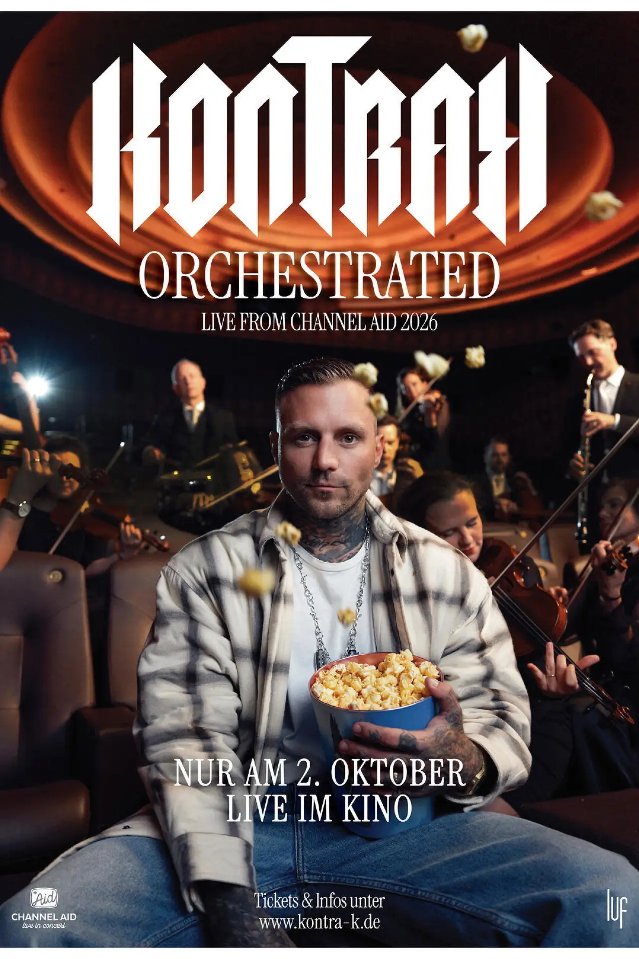 Movie poster "Kontra K: Orchestrated - Live from Channel Aid 2026"