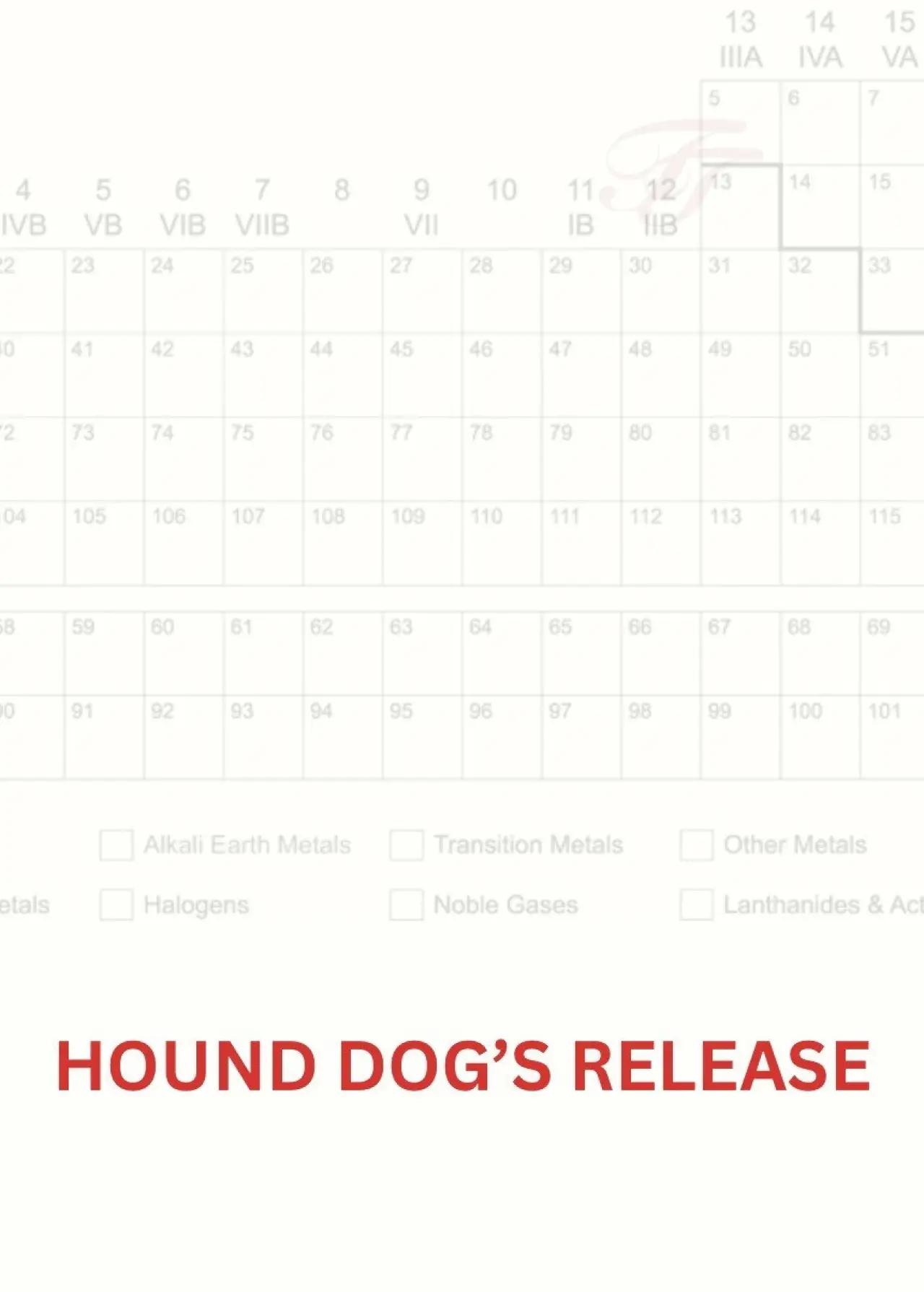 Movie poster "Hound Dog’s Release"