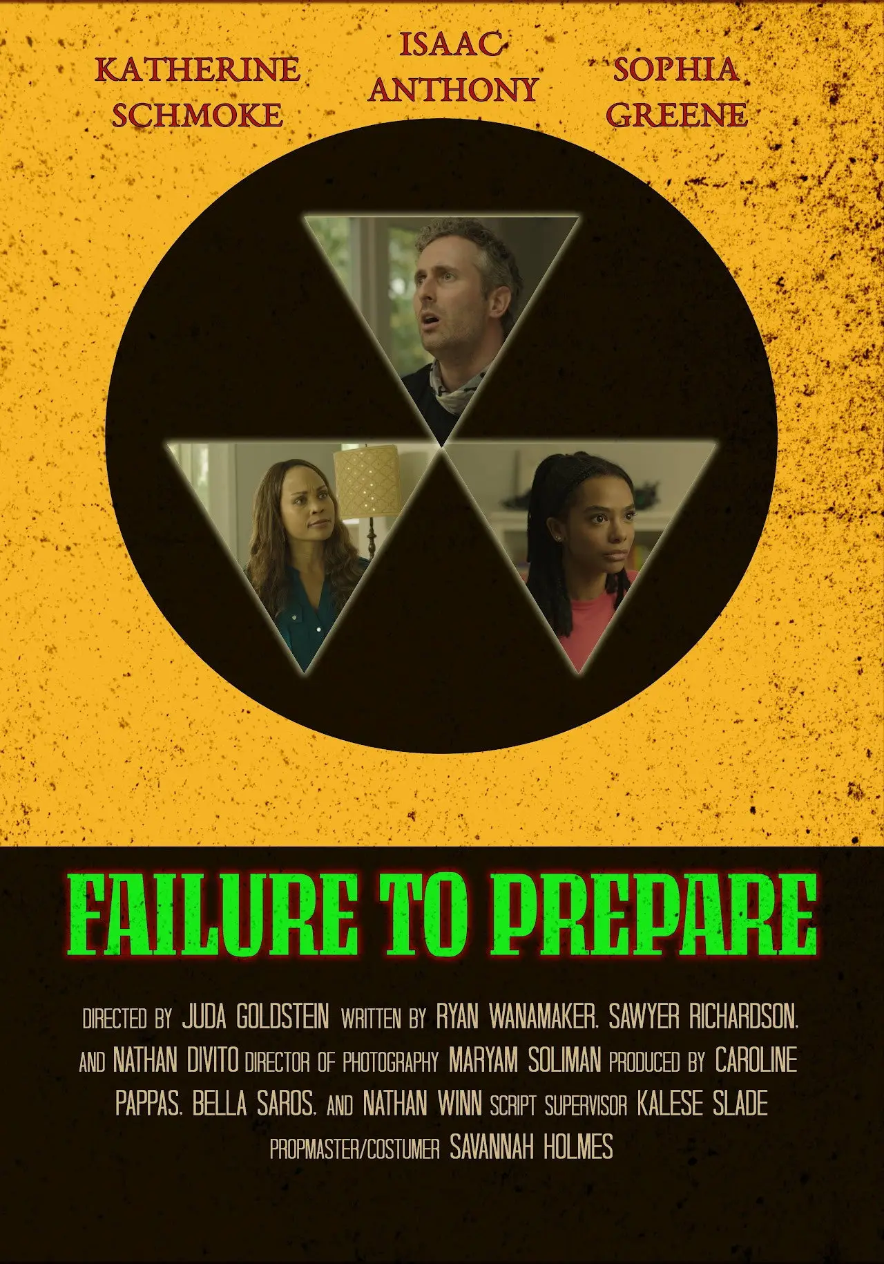 Movie poster "Failure to Prepare"