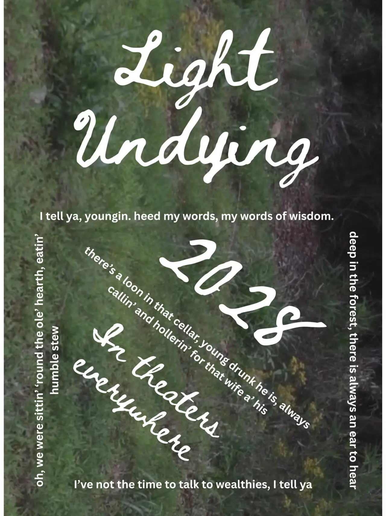Movie poster "Light Undying"
