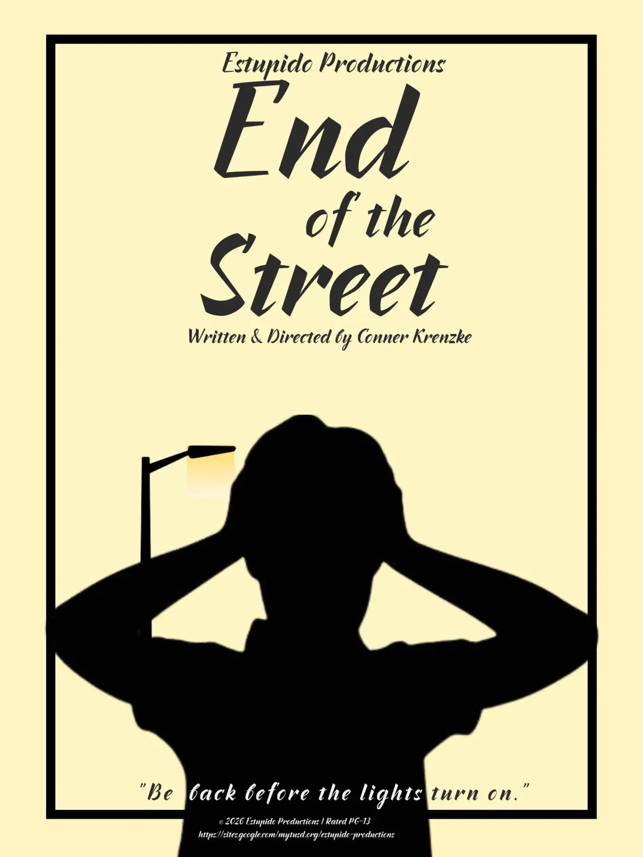 Movie poster "End of the Street"
